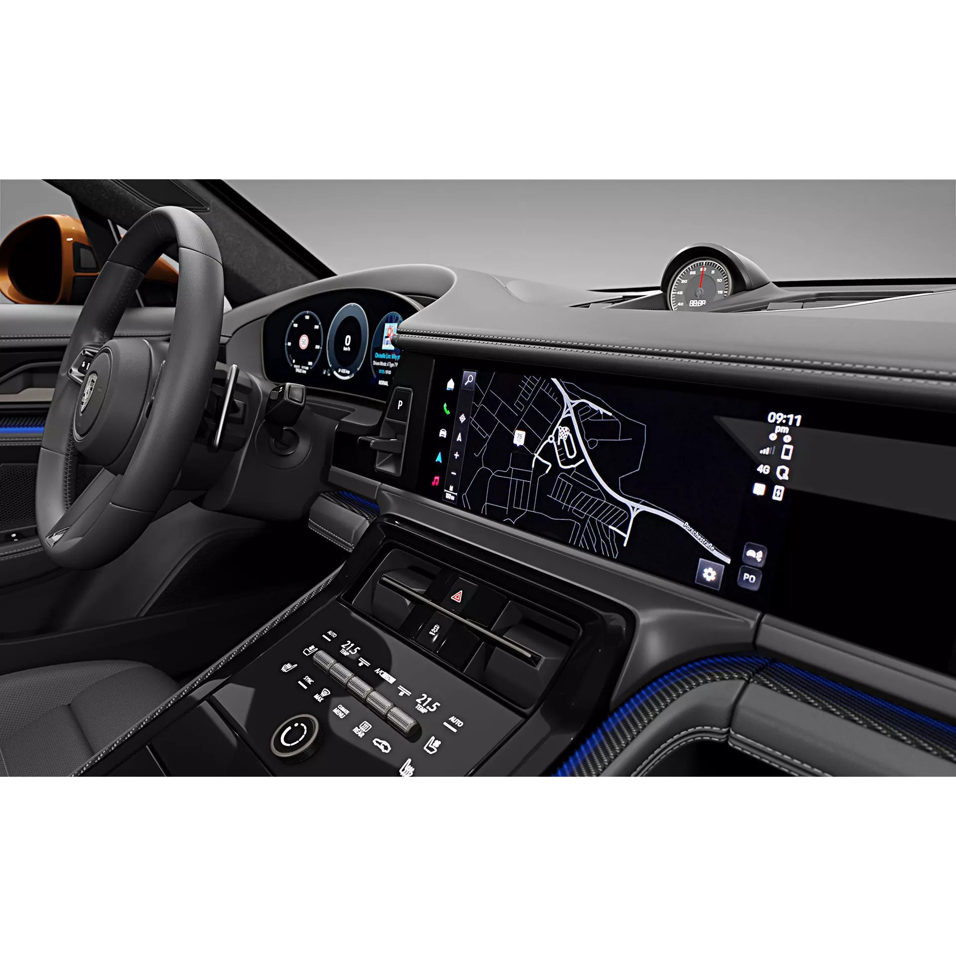 2024 Porsche Panamera Turbo E-Hybrid - High-Quality 3D Model - View 23