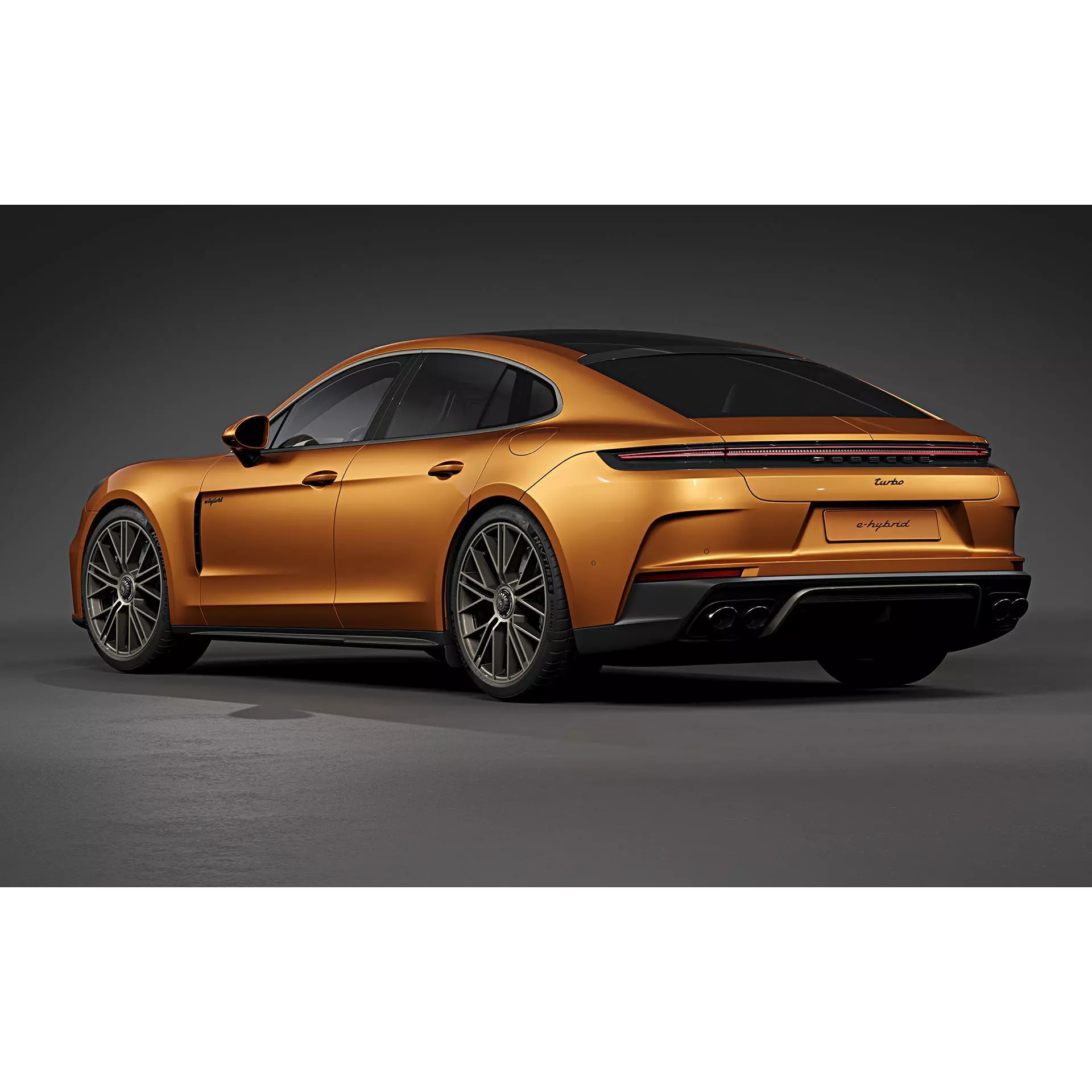 2024 Porsche Panamera Turbo E-Hybrid - High-Quality 3D Model - View 3