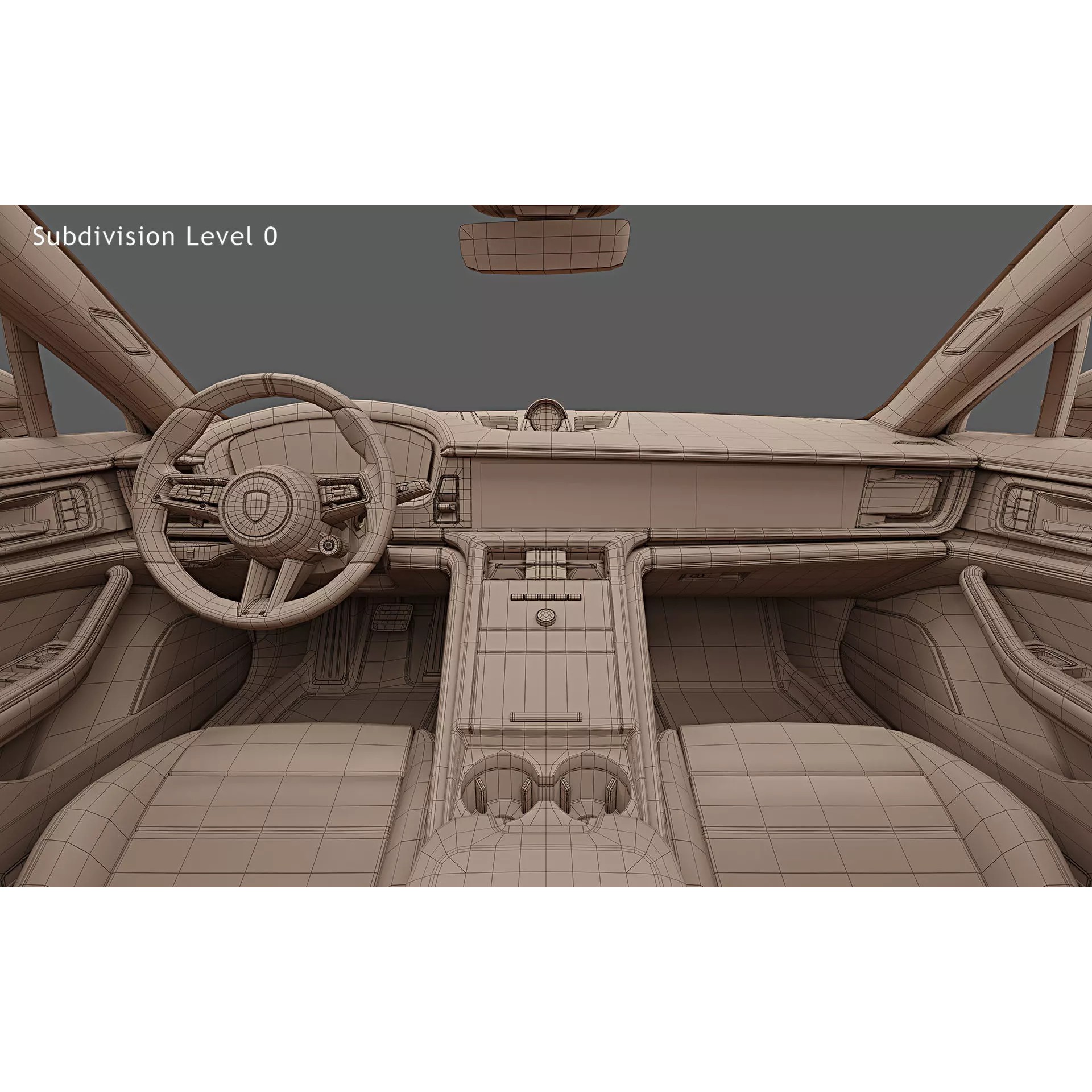 2024 Porsche Panamera Turbo E-Hybrid - High-Quality 3D Model - View 32