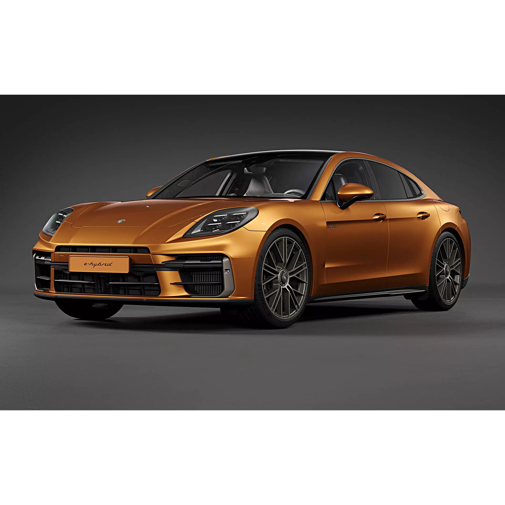 2024 Porsche Panamera Turbo E-Hybrid - High-Quality 3D Model - View 5