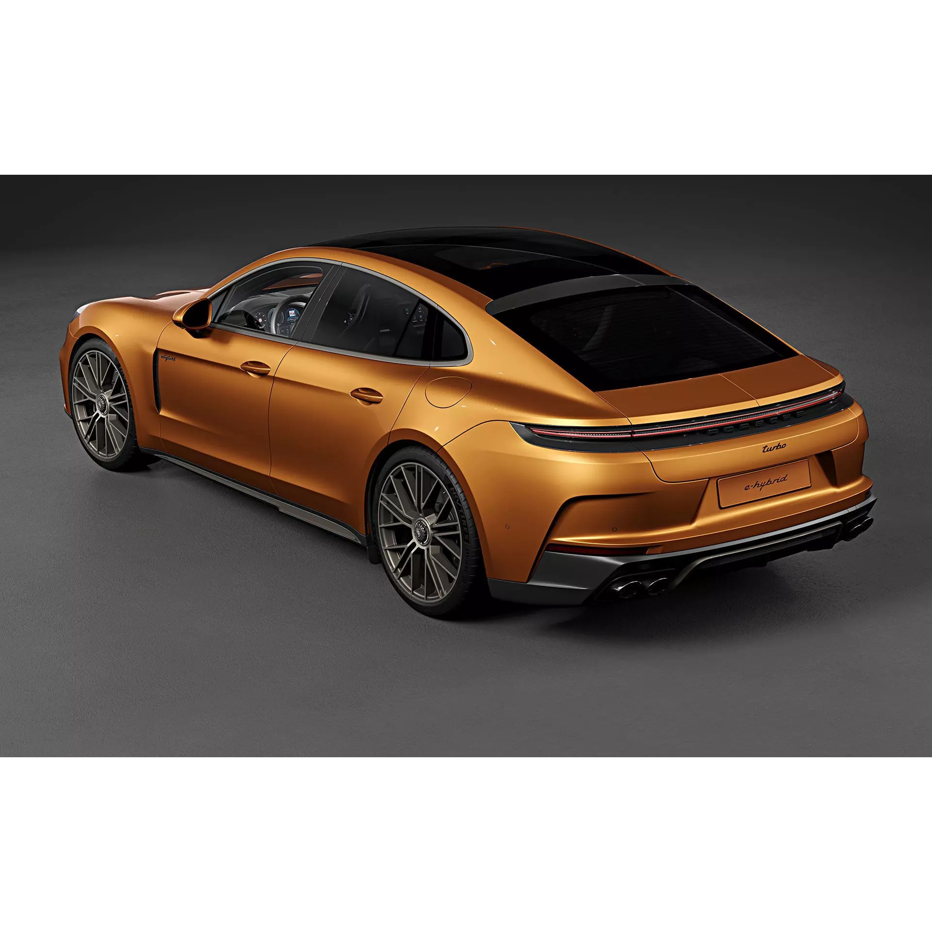 2024 Porsche Panamera Turbo E-Hybrid - High-Quality 3D Model - View 6