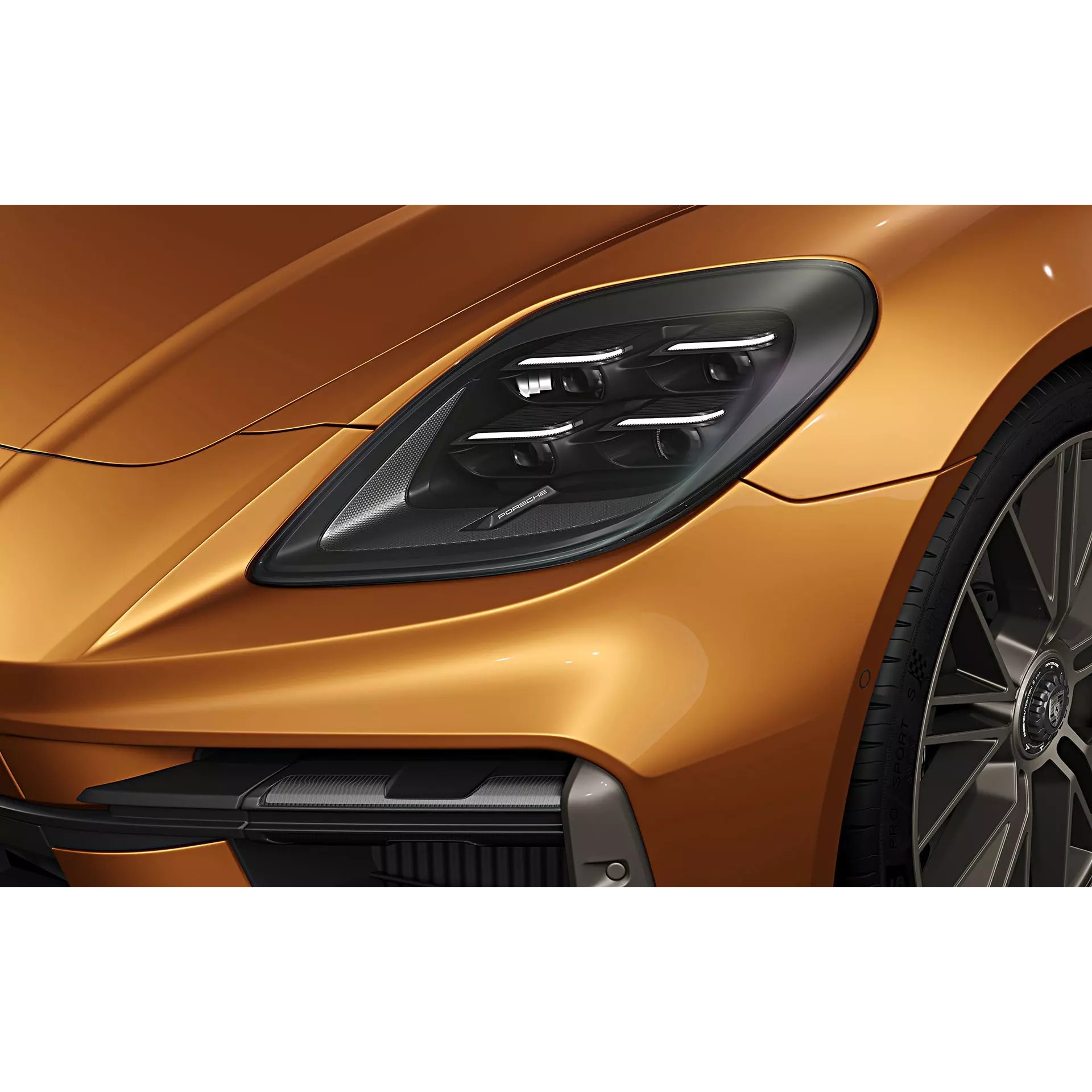 2024 Porsche Panamera Turbo E-Hybrid - High-Quality 3D Model - View 8