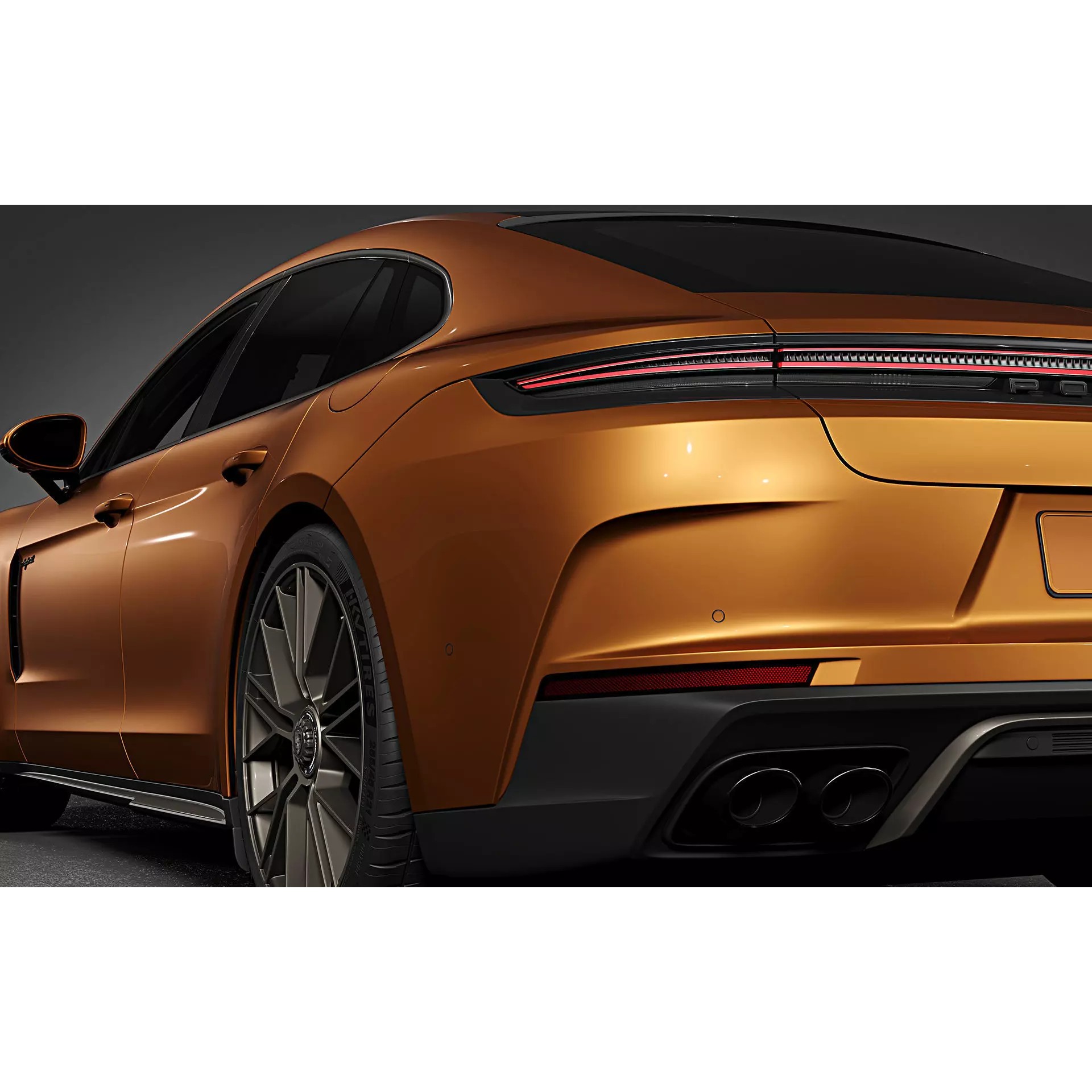 2024 Porsche Panamera Turbo E-Hybrid - High-Quality 3D Model - View 9