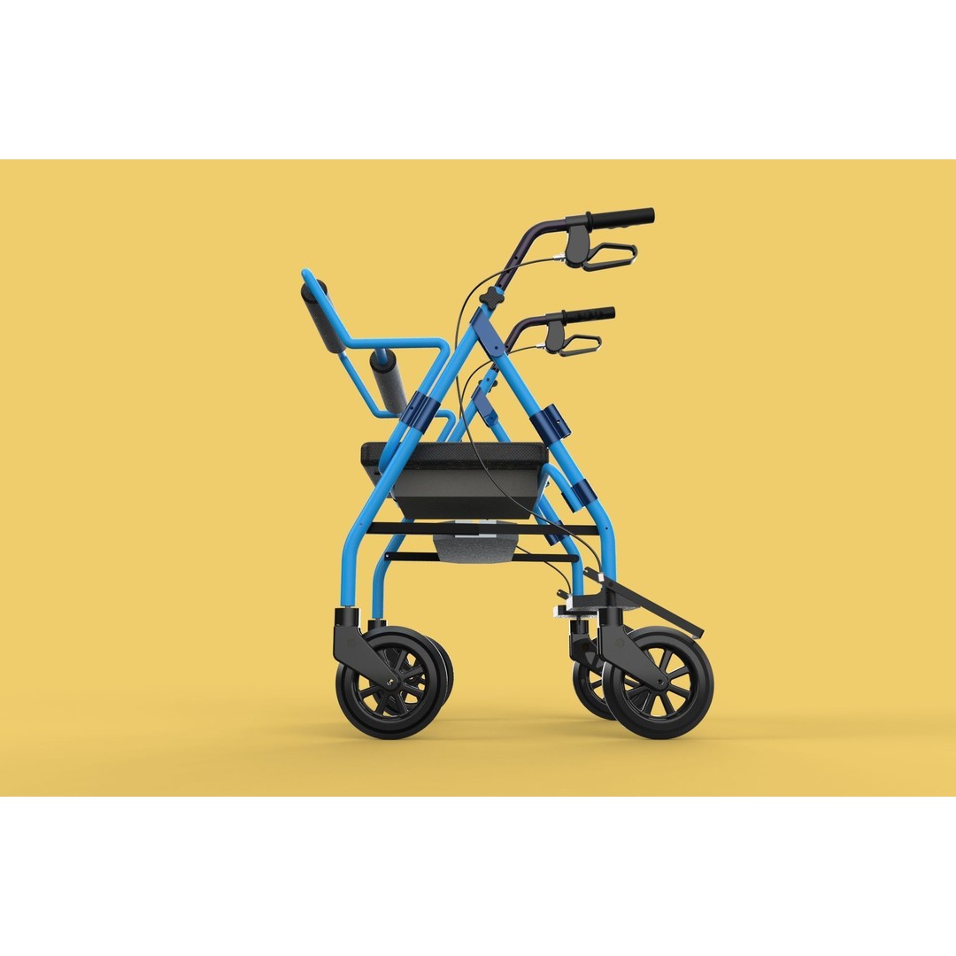 Walking Frame 3D Model – Foldable Mobility Aid, FBX, Blender - View 11