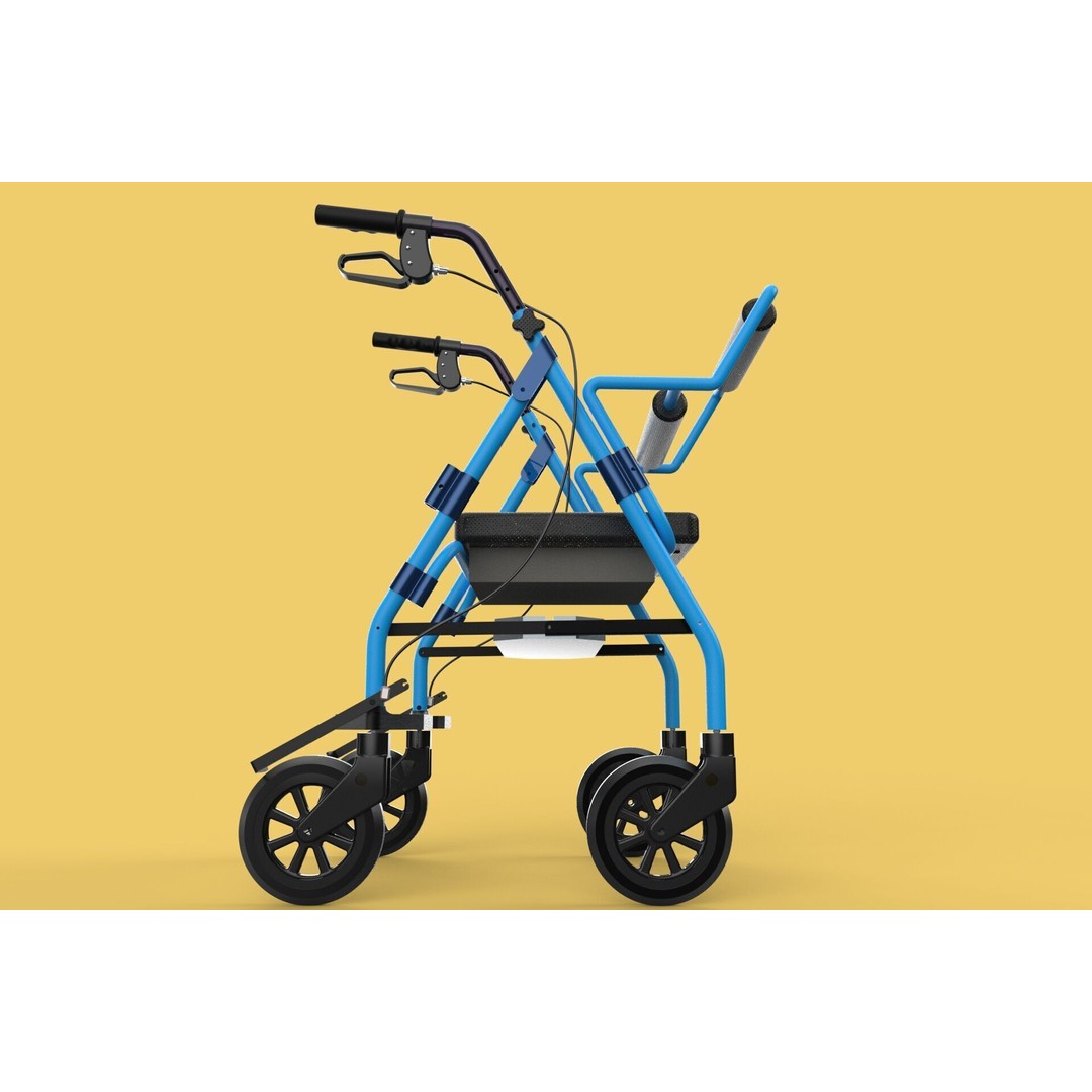 Walking Frame 3D Model – Foldable Mobility Aid, FBX, Blender - View 15