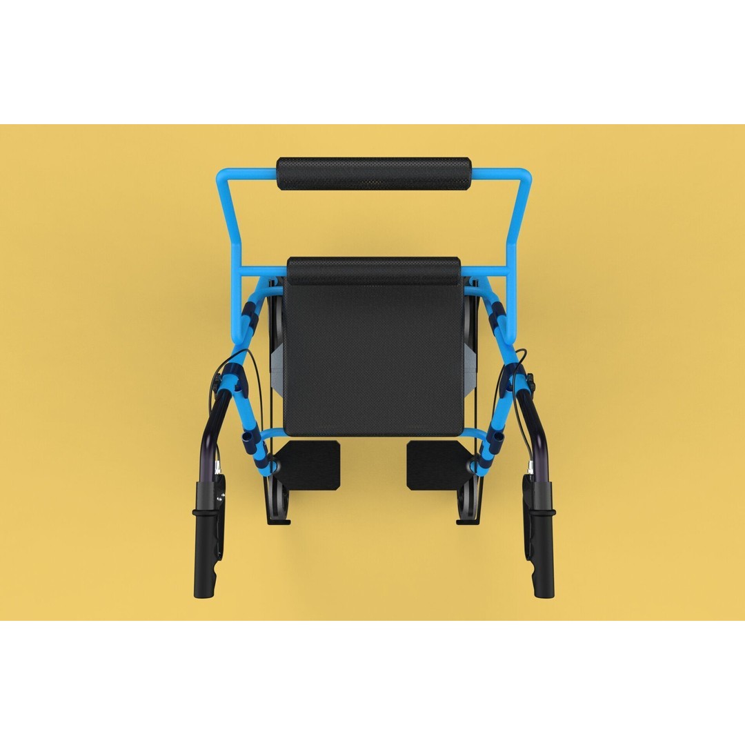 Walking Frame 3D Model – Foldable Mobility Aid, FBX, Blender - View 17