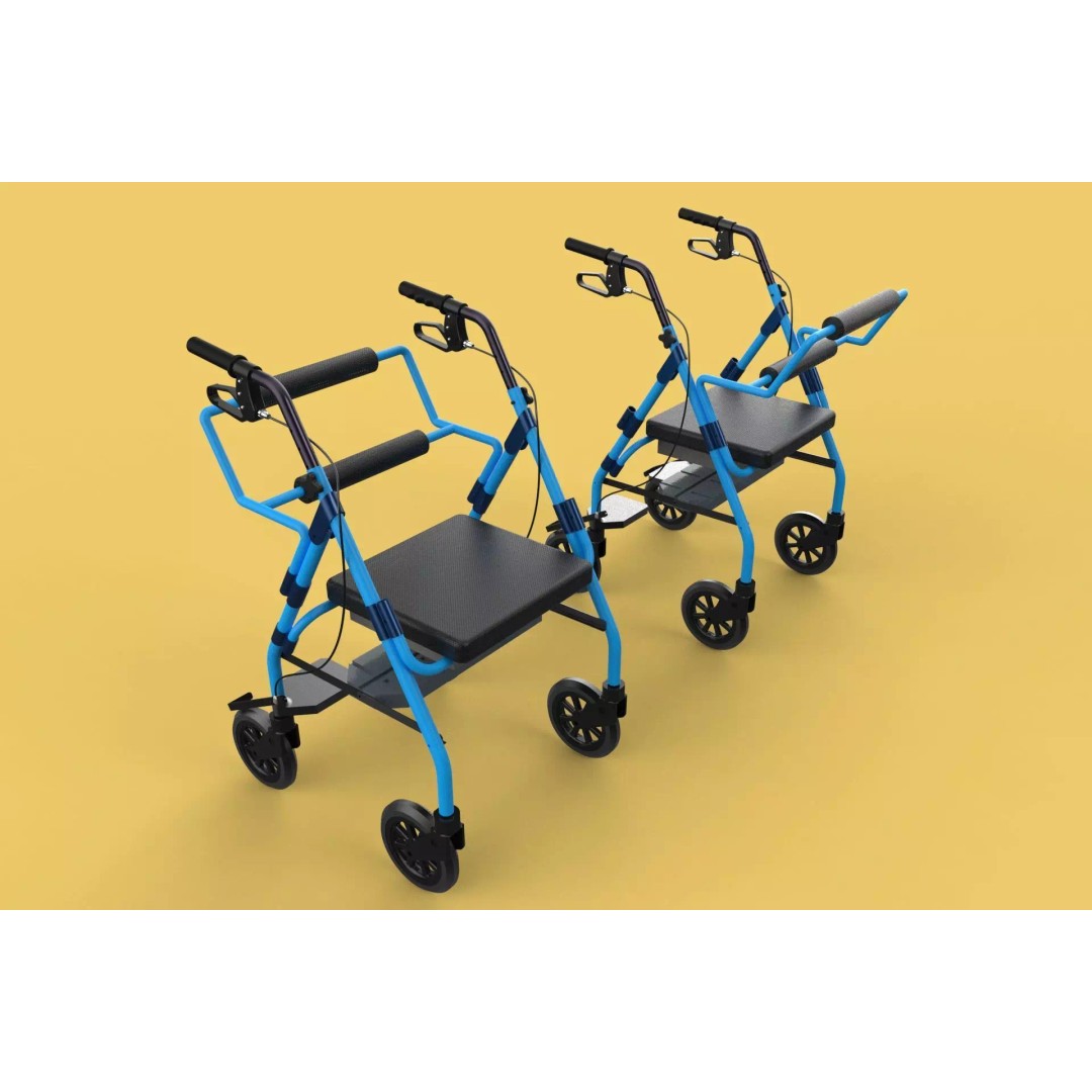 Walking Frame 3D Model – Foldable Mobility Aid, FBX, Blender - View 2
