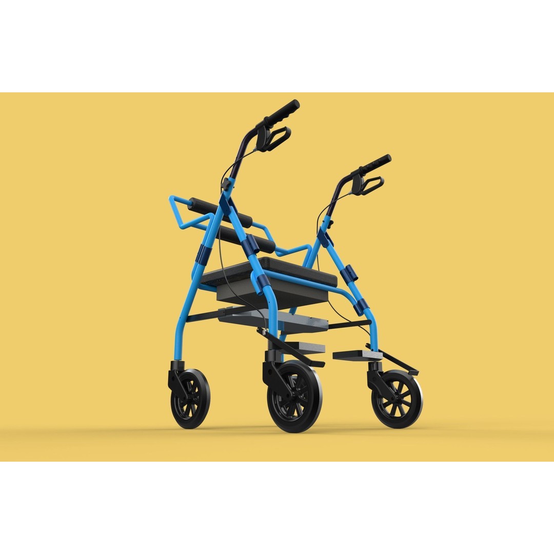Walking Frame 3D Model – Foldable Mobility Aid, FBX, Blender - View 27