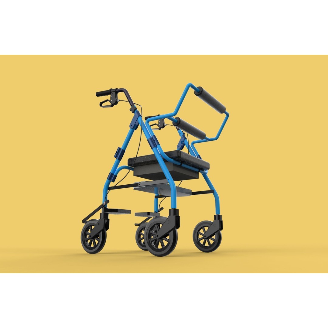 Walking Frame 3D Model – Foldable Mobility Aid, FBX, Blender - View 29