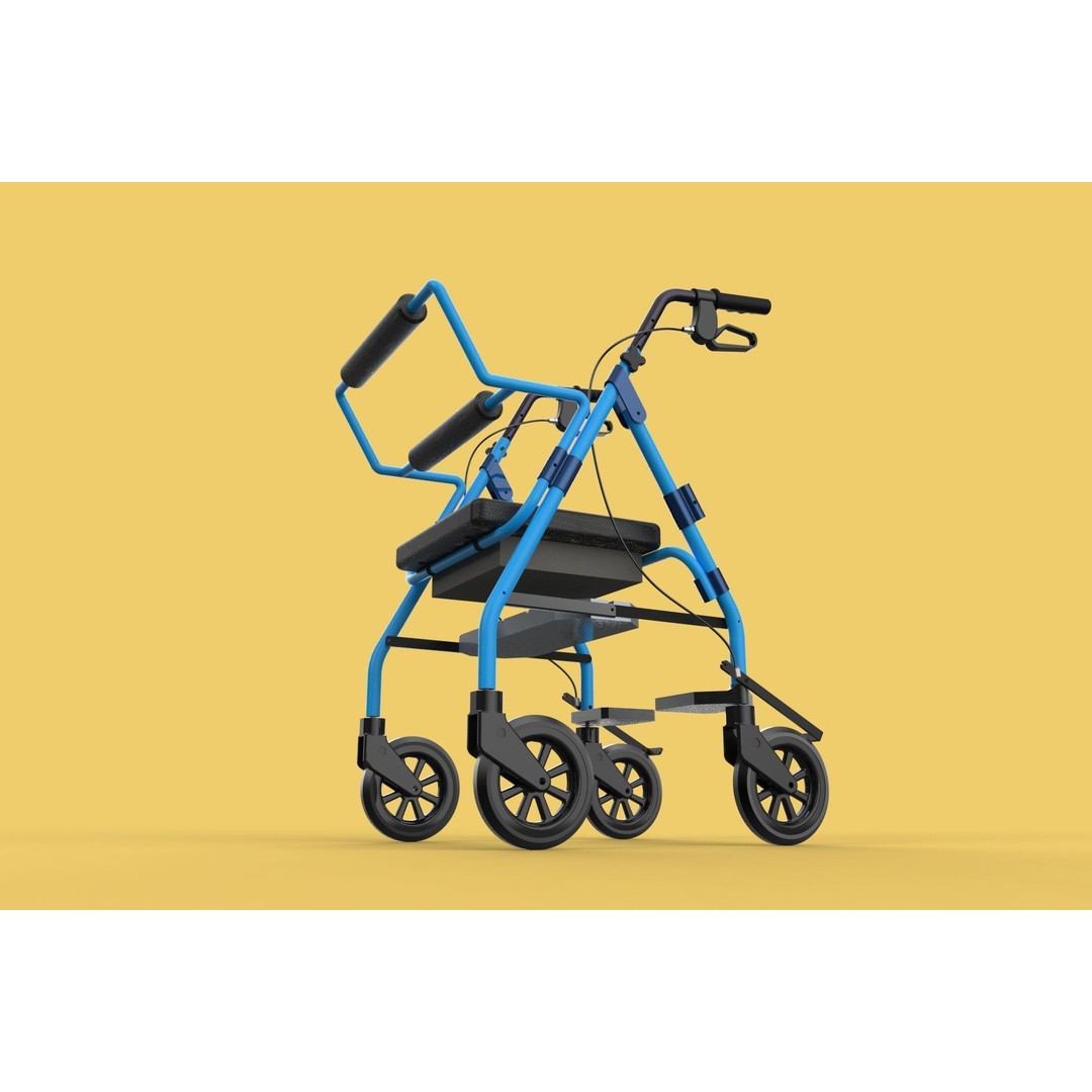 Walking Frame 3D Model – Foldable Mobility Aid, FBX, Blender - View 30