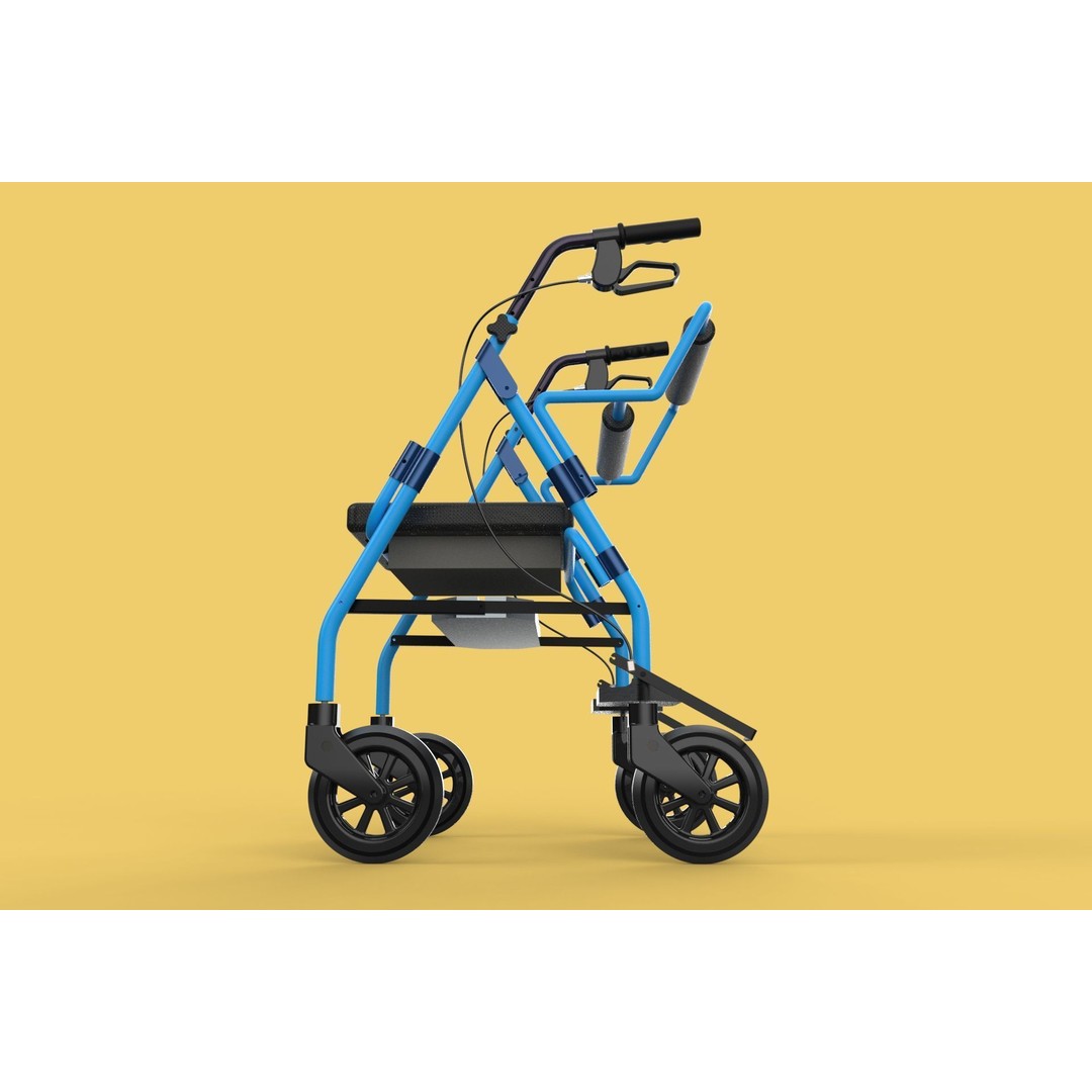Walking Frame 3D Model – Foldable Mobility Aid, FBX, Blender - View 33