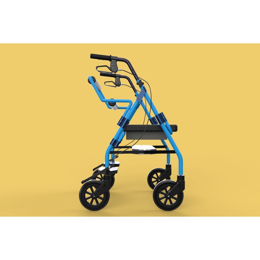 Walking Frame 3D Model – Foldable Mobility Aid, FBX, Blender - View 36
