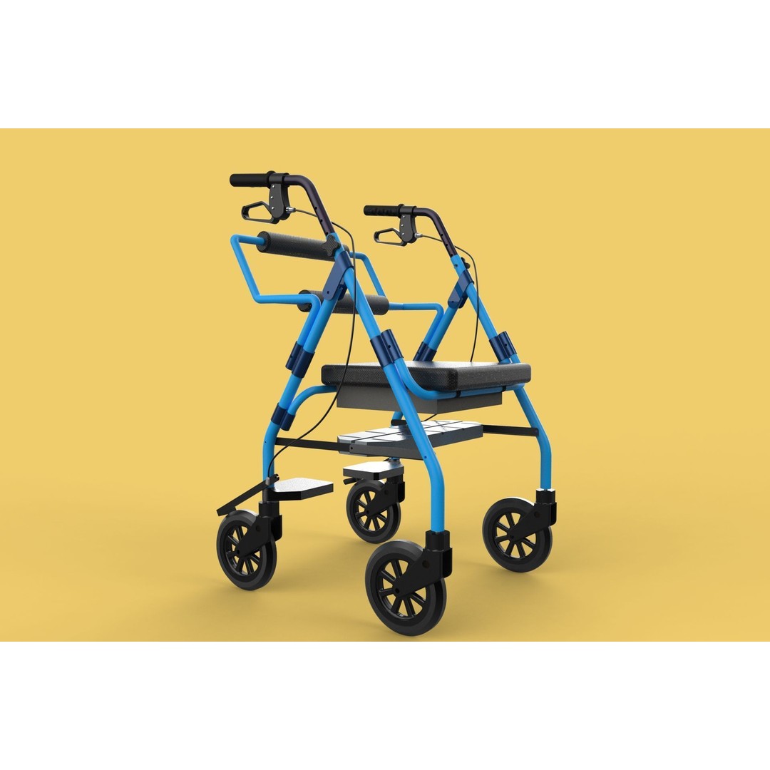 Walking Frame 3D Model – Foldable Mobility Aid, FBX, Blender - View 47