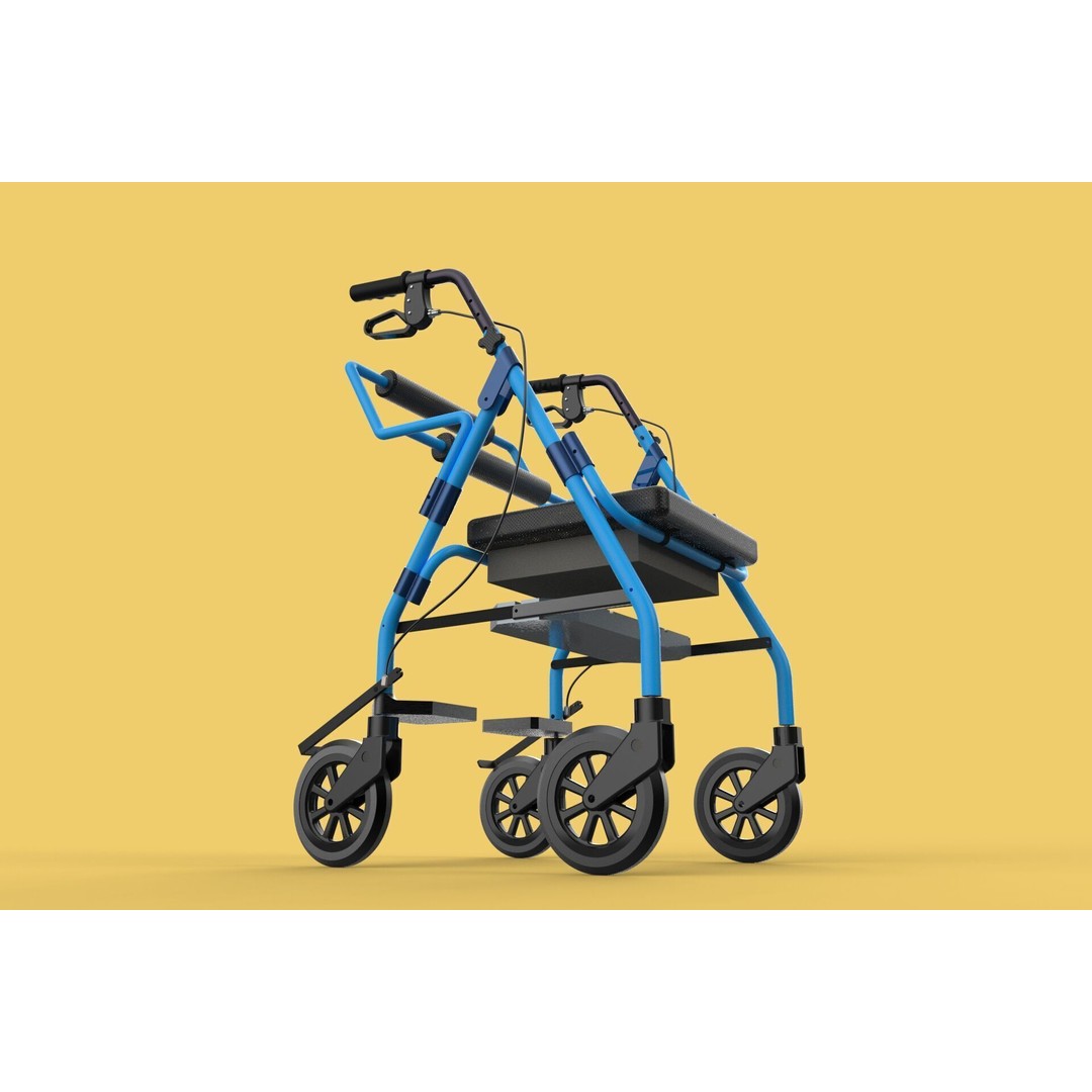 Walking Frame 3D Model – Foldable Mobility Aid, FBX, Blender - View 51