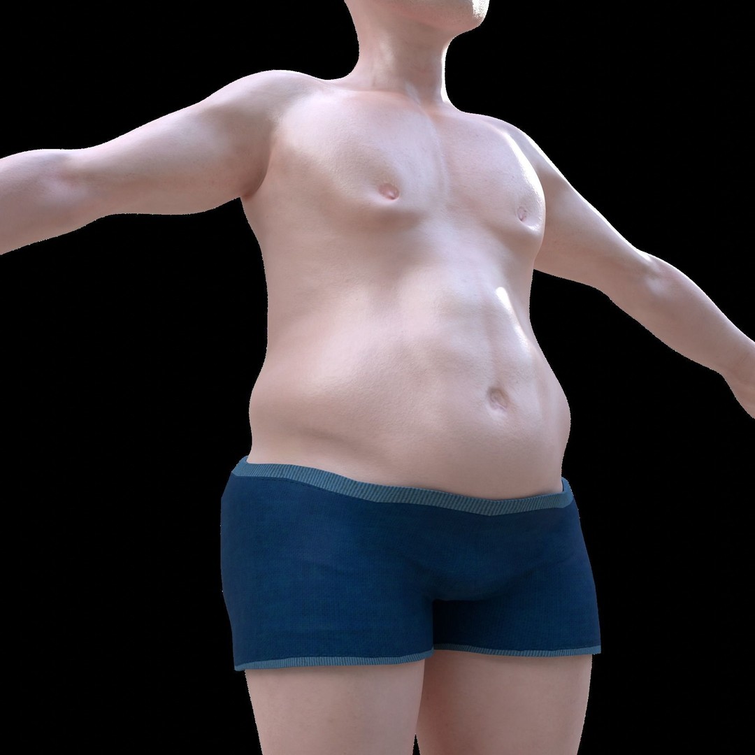 Old Man 3D Model – Realistic Low Poly Character, Rigged FBX - View 11