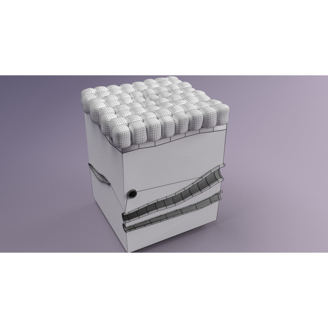 Epithelial Cell 3D Model – Low Poly Medical Asset, UV Mapped Formats - View 9