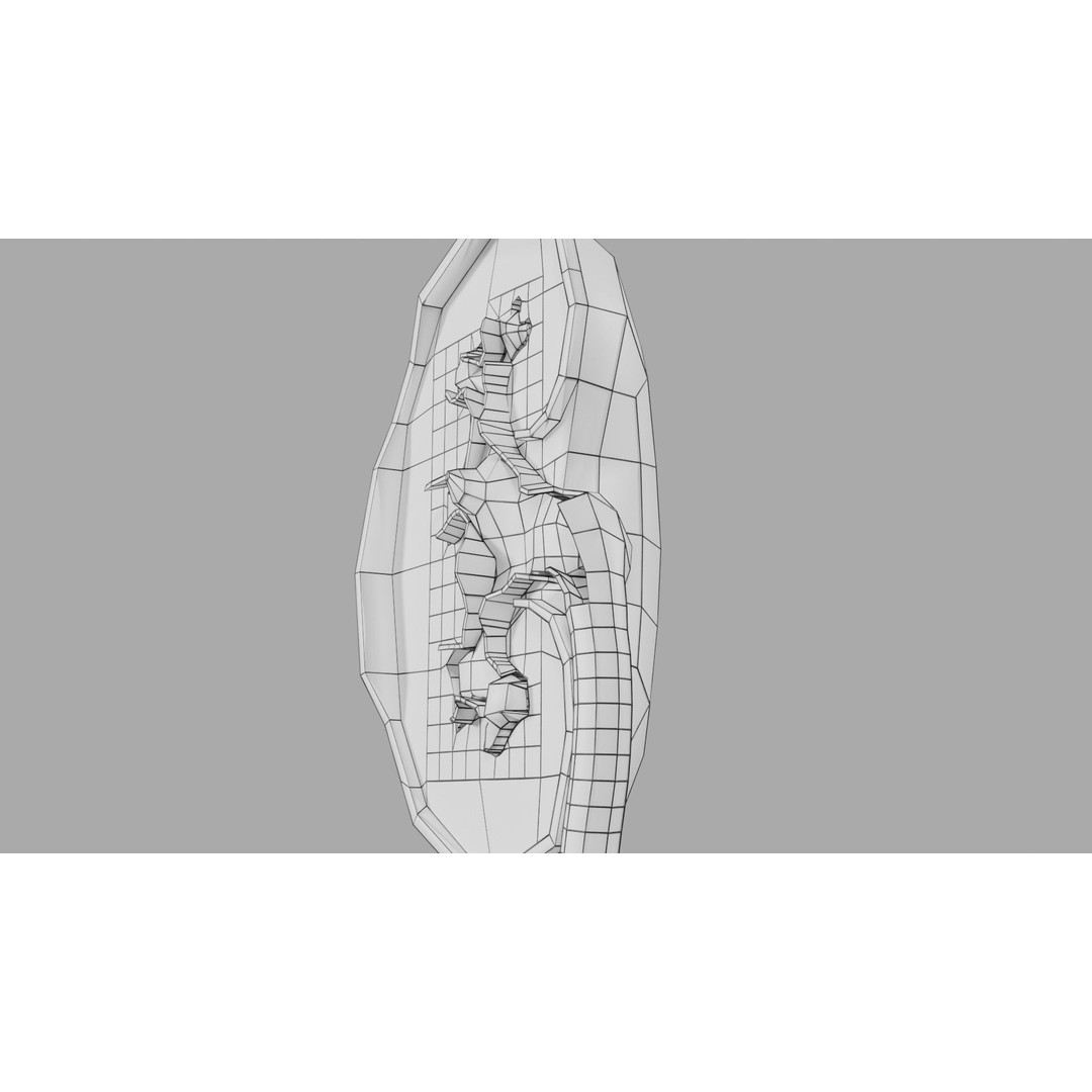 Kidney Stone 3D Model – Low Poly Medical Asset, PBR Textures, FBX - View 26