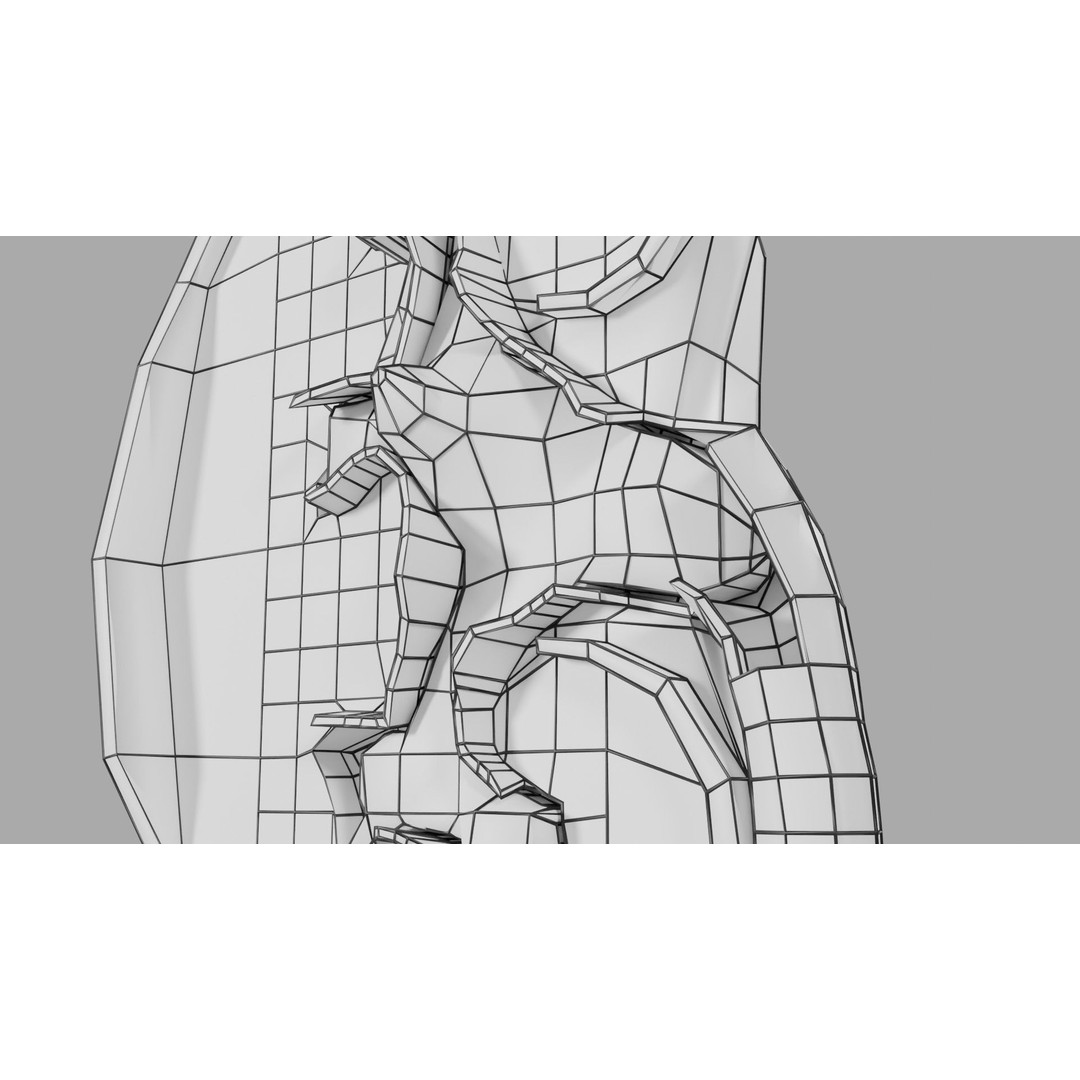 Kidney Stone 3D Model – Low Poly Medical Asset, PBR Textures, FBX - View 27