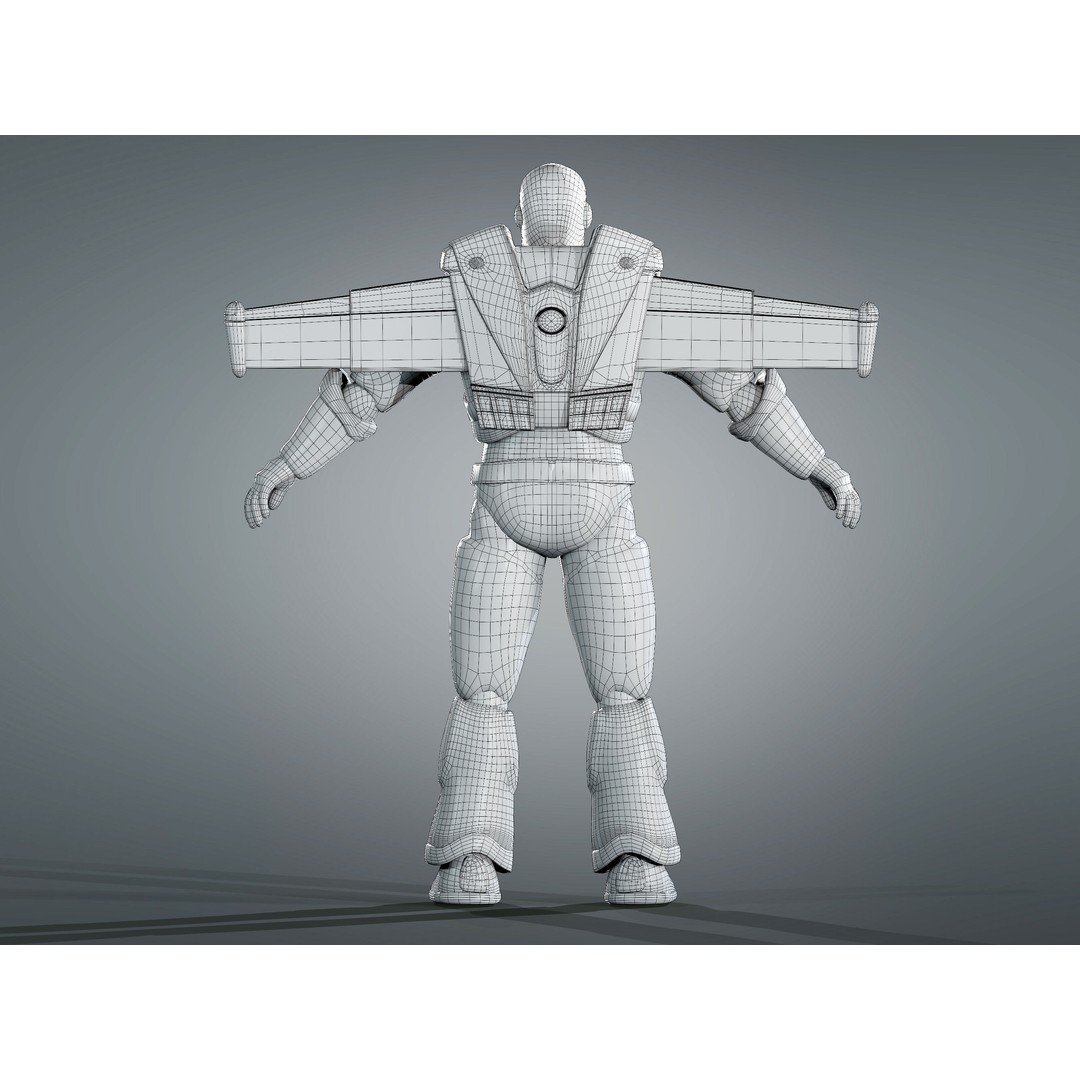 Buzz Lightyear 3D Model – Low Poly Rigged Character, FBX, OBJ - View 12