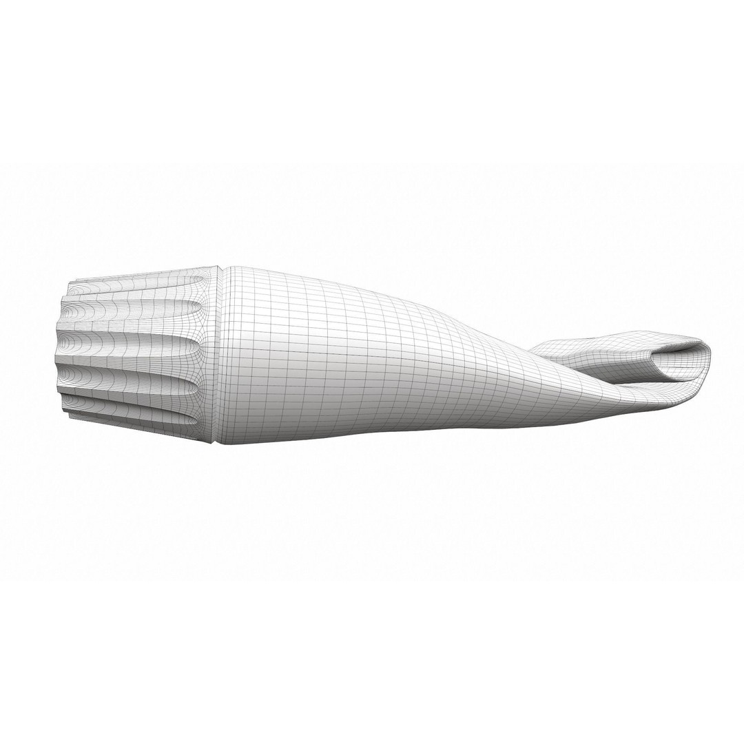 Used Toothpaste 3D Model – PBR Textured Household Asset, FBX/OBJ - View 12