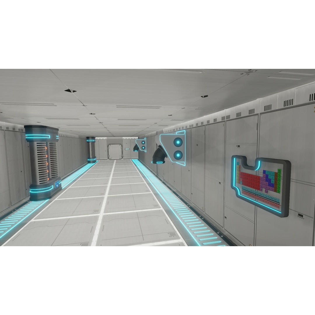 Medical Laboratory 3D Model – Futuristic Low-Poly Game Asset, PBR - View 12