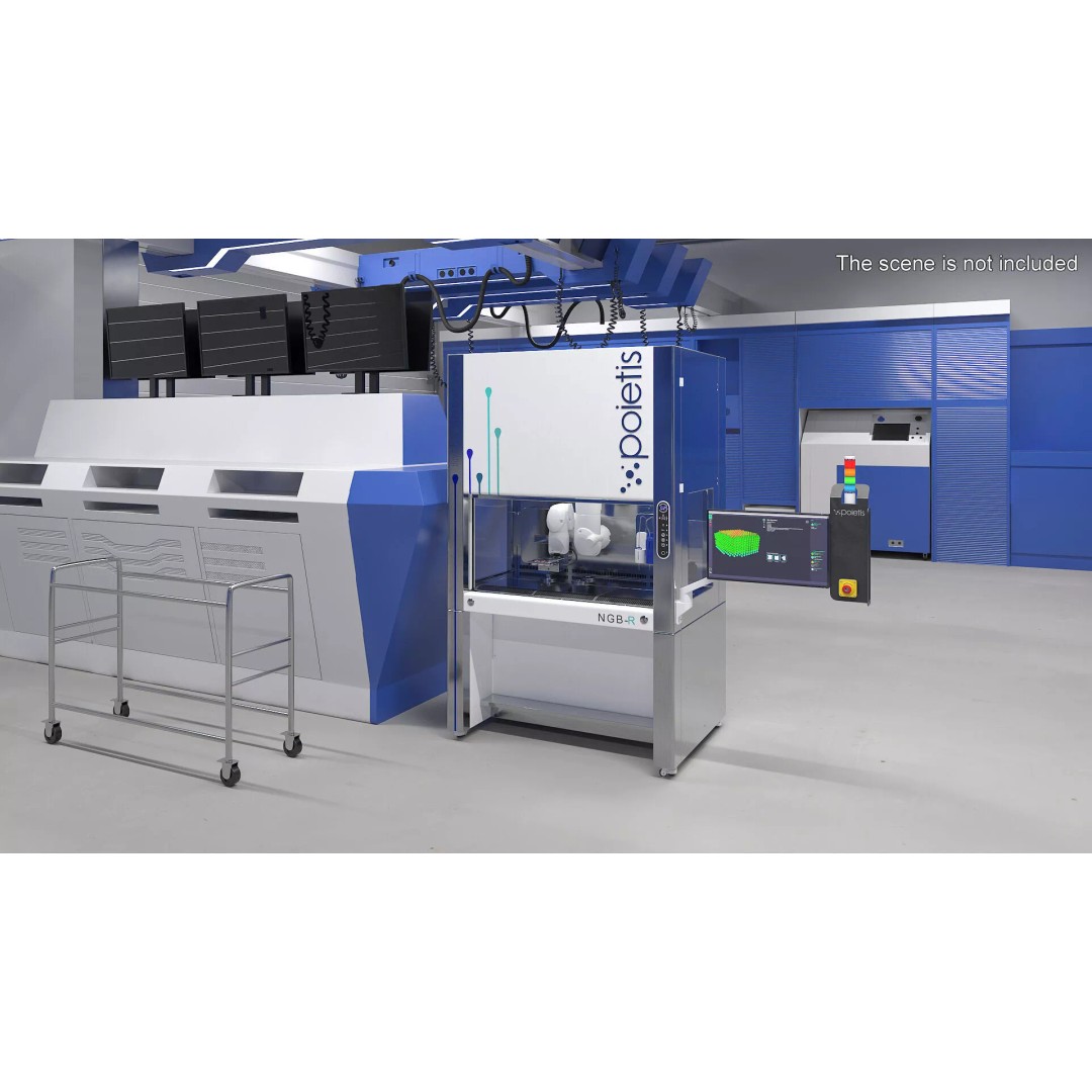 Bioprinter Poietis NGB-R 3D Model – Rigged Laboratory Equipment for Cinema 4D - View 4