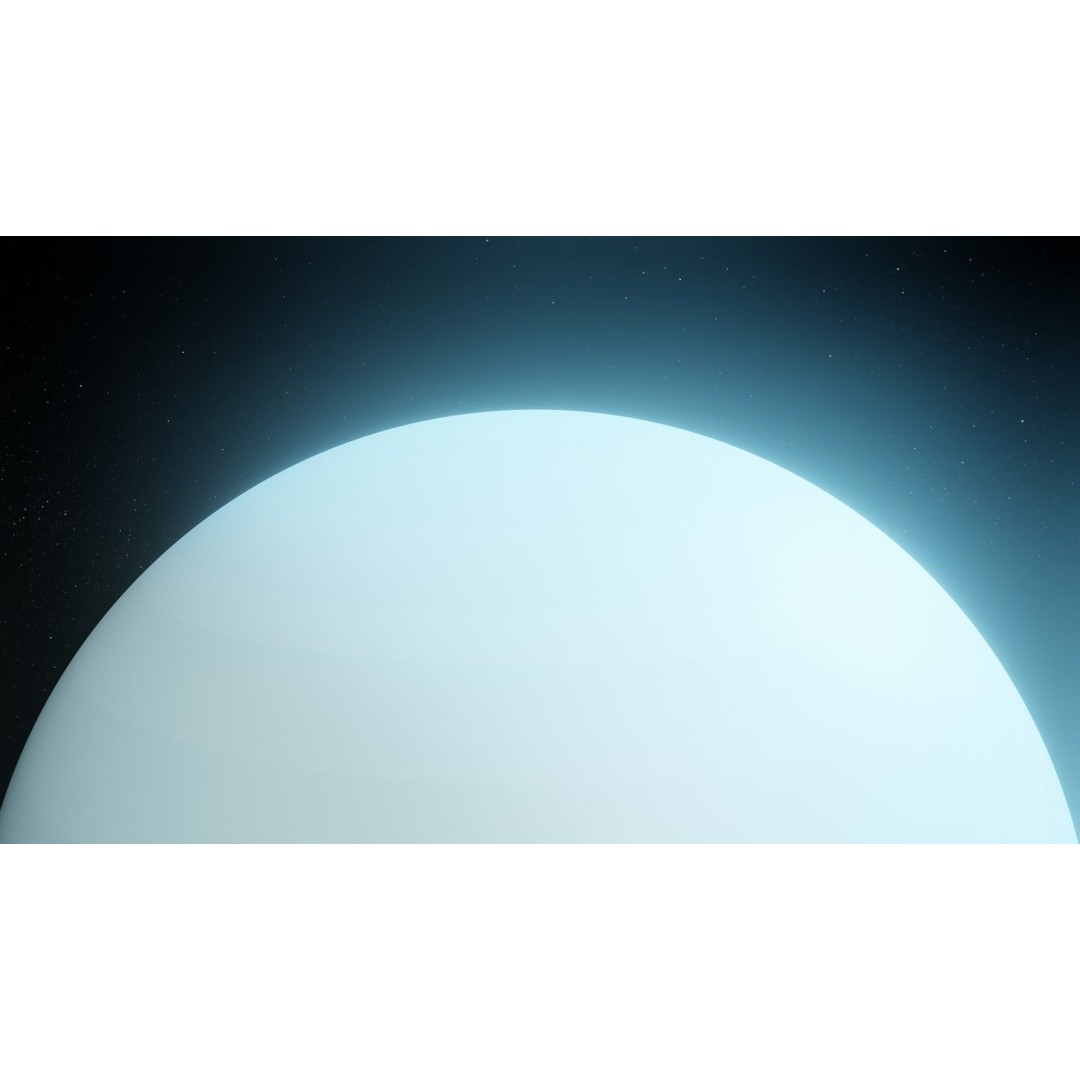 Uranus 3D Model – Photorealistic Low Poly Asset, FBX, Blender - View 13