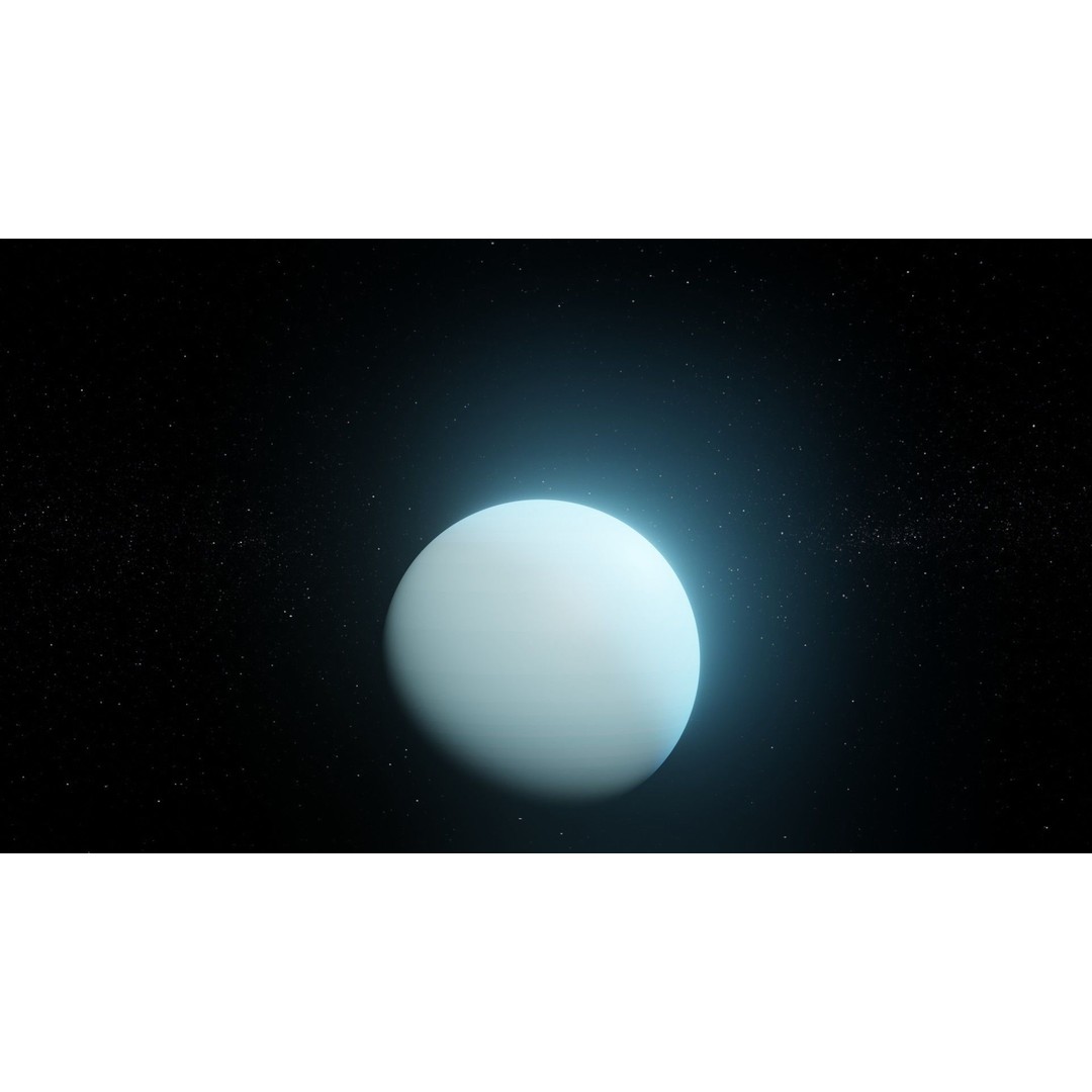 Uranus 3D Model – Photorealistic Low Poly Asset, FBX, Blender - View 14