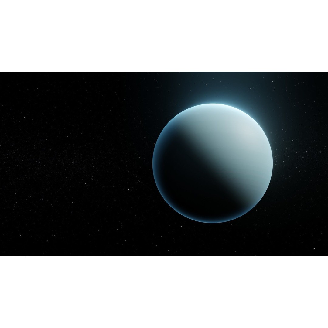 Uranus 3D Model – Photorealistic Low Poly Asset, FBX, Blender - View 17