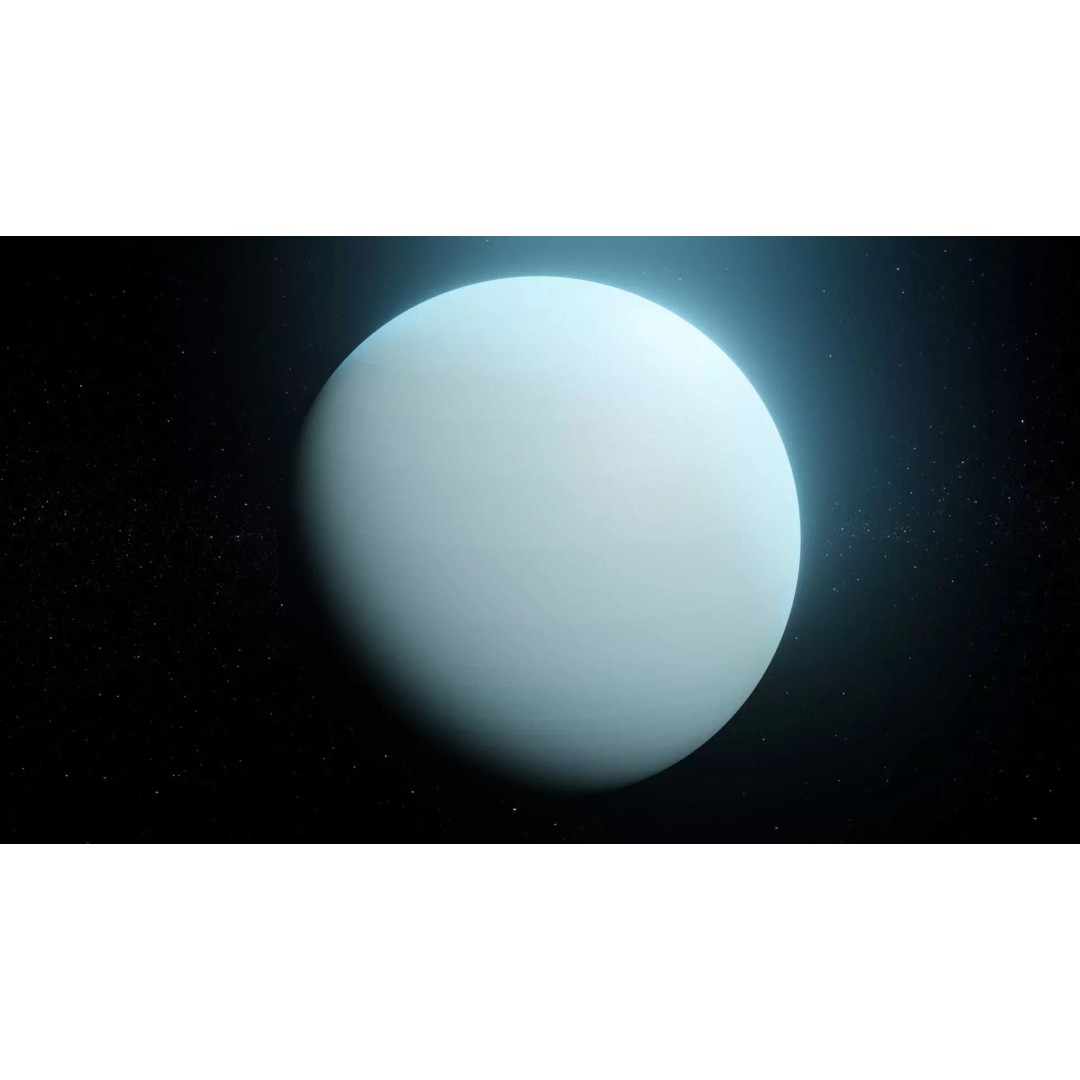 Uranus 3D Model – Photorealistic Low Poly Asset, FBX, Blender - View 2
