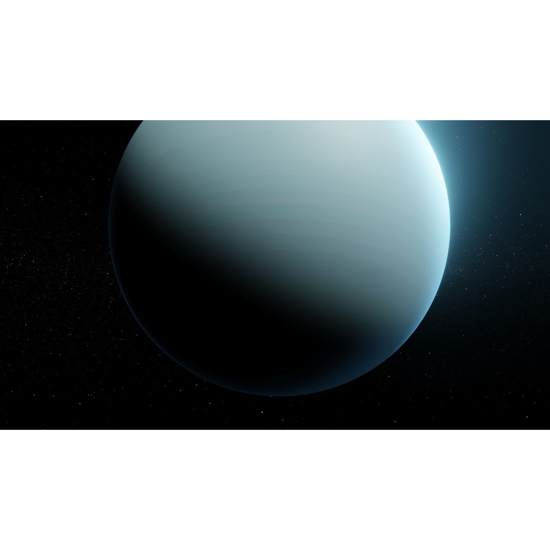 Uranus 3D Model – Photorealistic Low Poly Asset, FBX, Blender - View 20