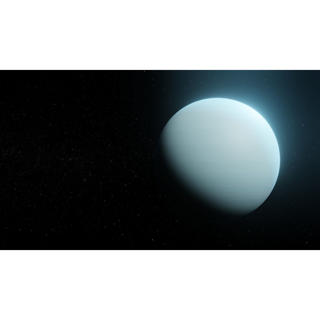 Uranus 3D Model – Photorealistic Low Poly Asset, FBX, Blender - View 8