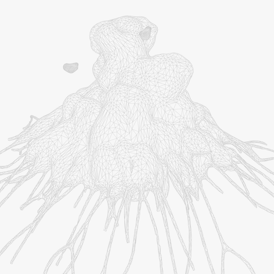 Cancer Cell Tumor 3D Model – High Poly Anatomical Asset, FBX, OBJ