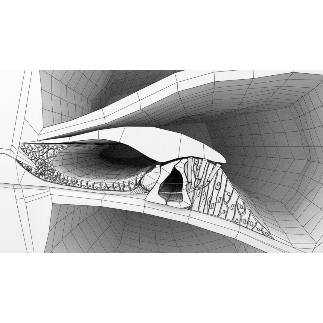 Cochlear Duct 3D Model – Detailed Inner Ear Anatomy, Blender, FBX, OBJ - View 25