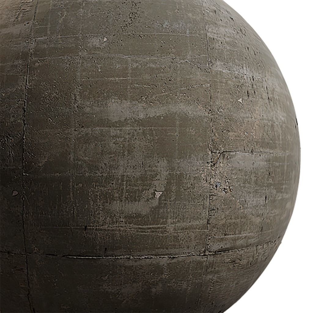 Concrete Seamless Texture 3D Model – 2K PBR Textures, EXR & JPG Formats - View 5