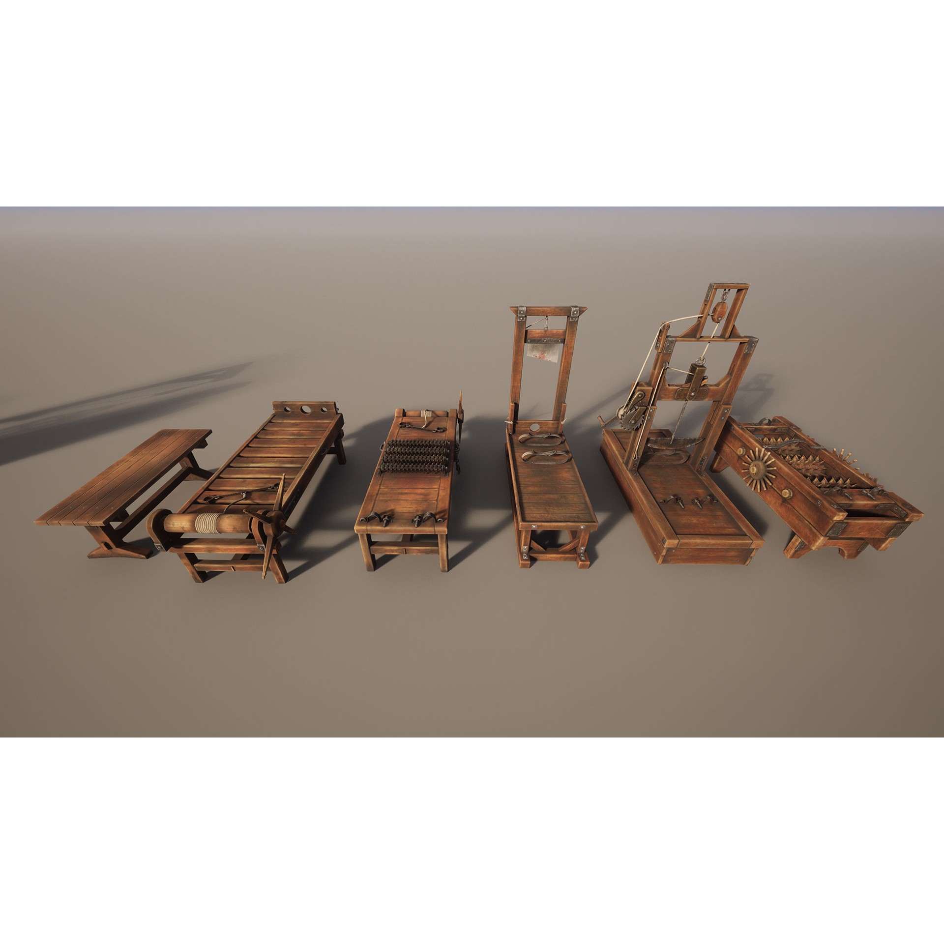 Torture Room - Low-Poly Game-Ready 3D Model - View 10