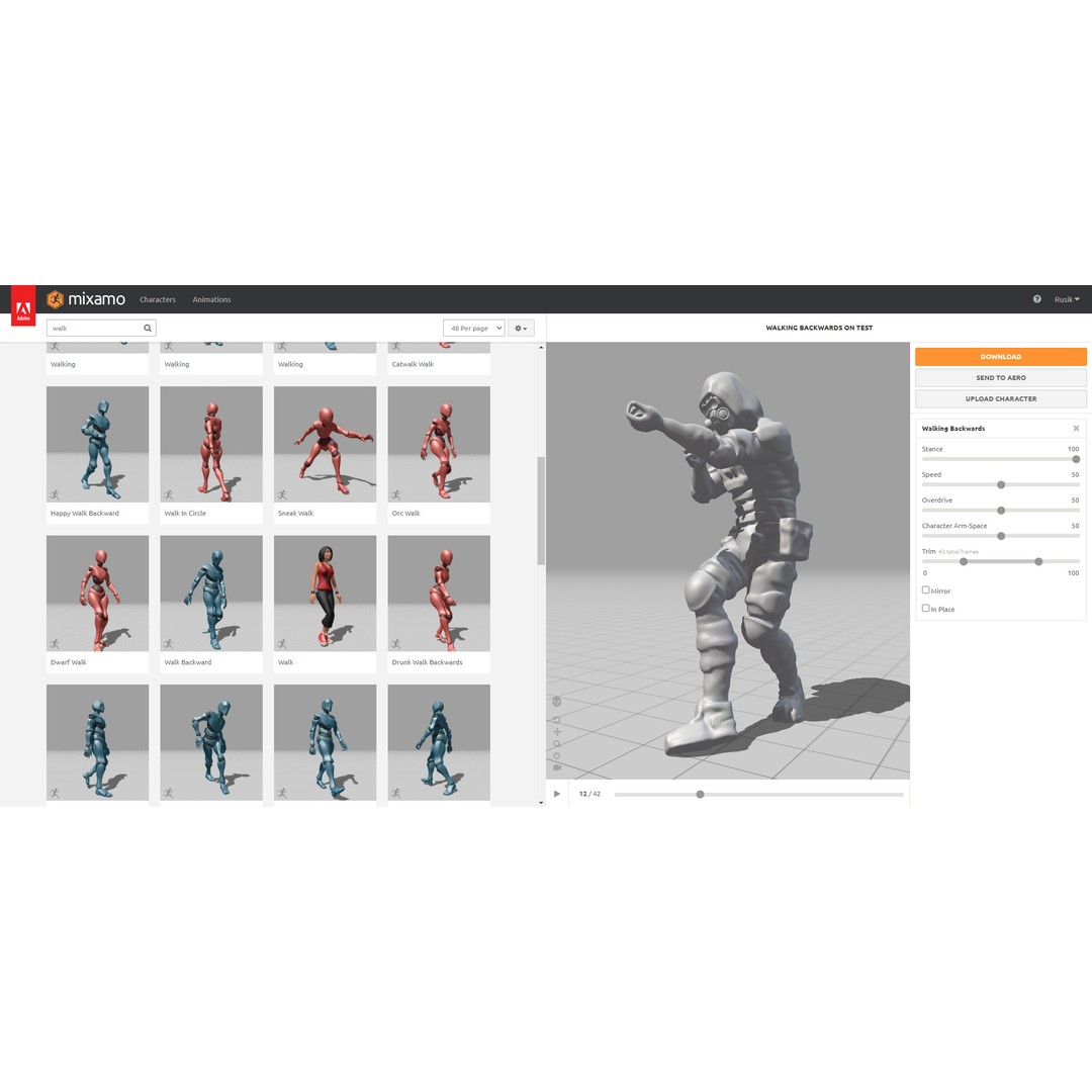 Armored Soldier 3D Model – Low Poly Sci-Fi Character, Rigged, PBR