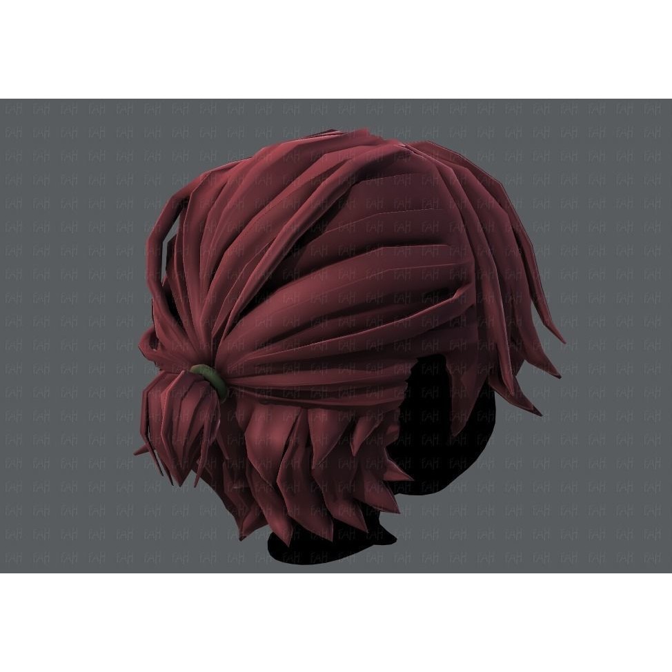 Boy Hair 3D Model – Low Poly Cartoon Hairstyle, FBX, Game Asset - View 22