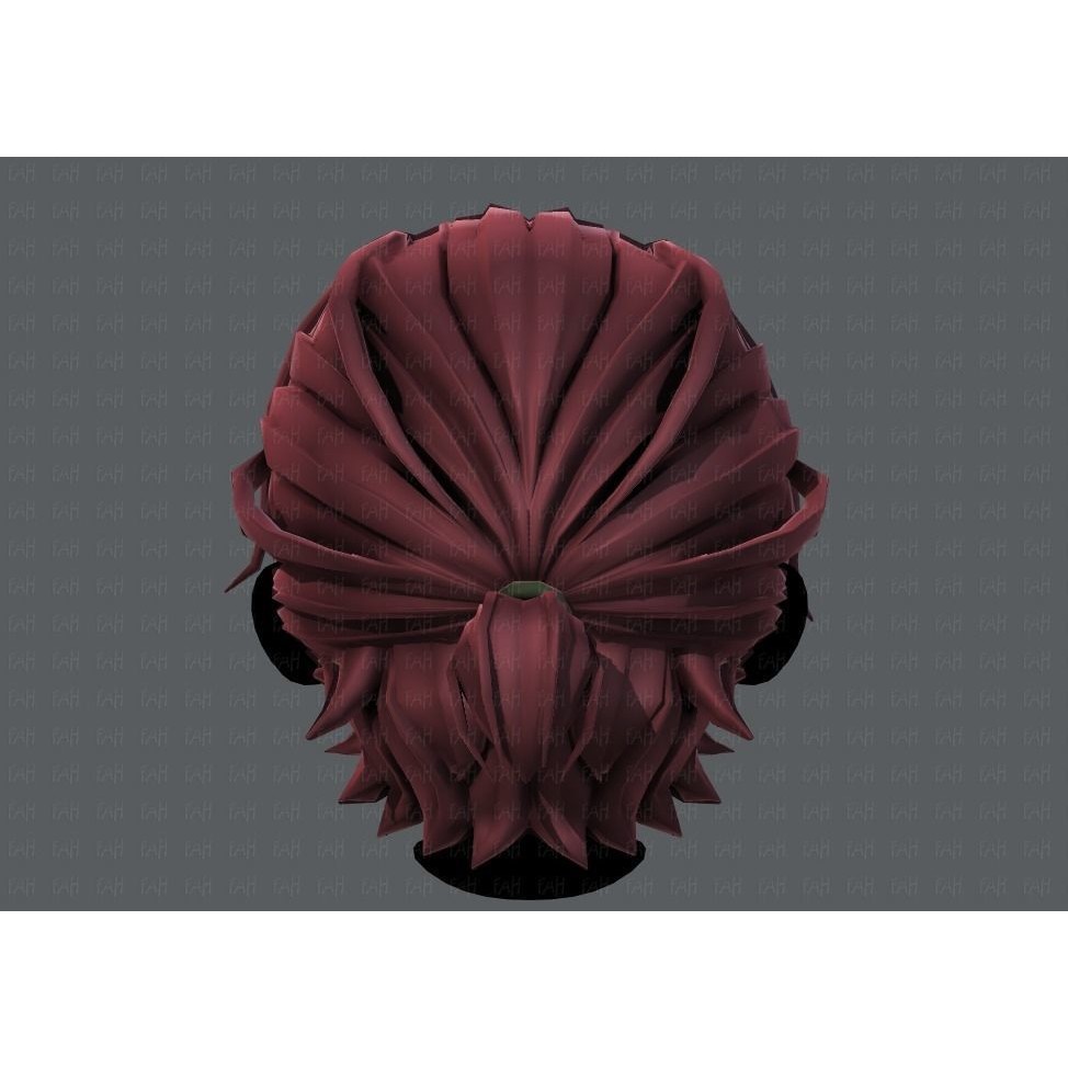 Boy Hair 3D Model – Low Poly Cartoon Hairstyle, FBX, Game Asset - View 23