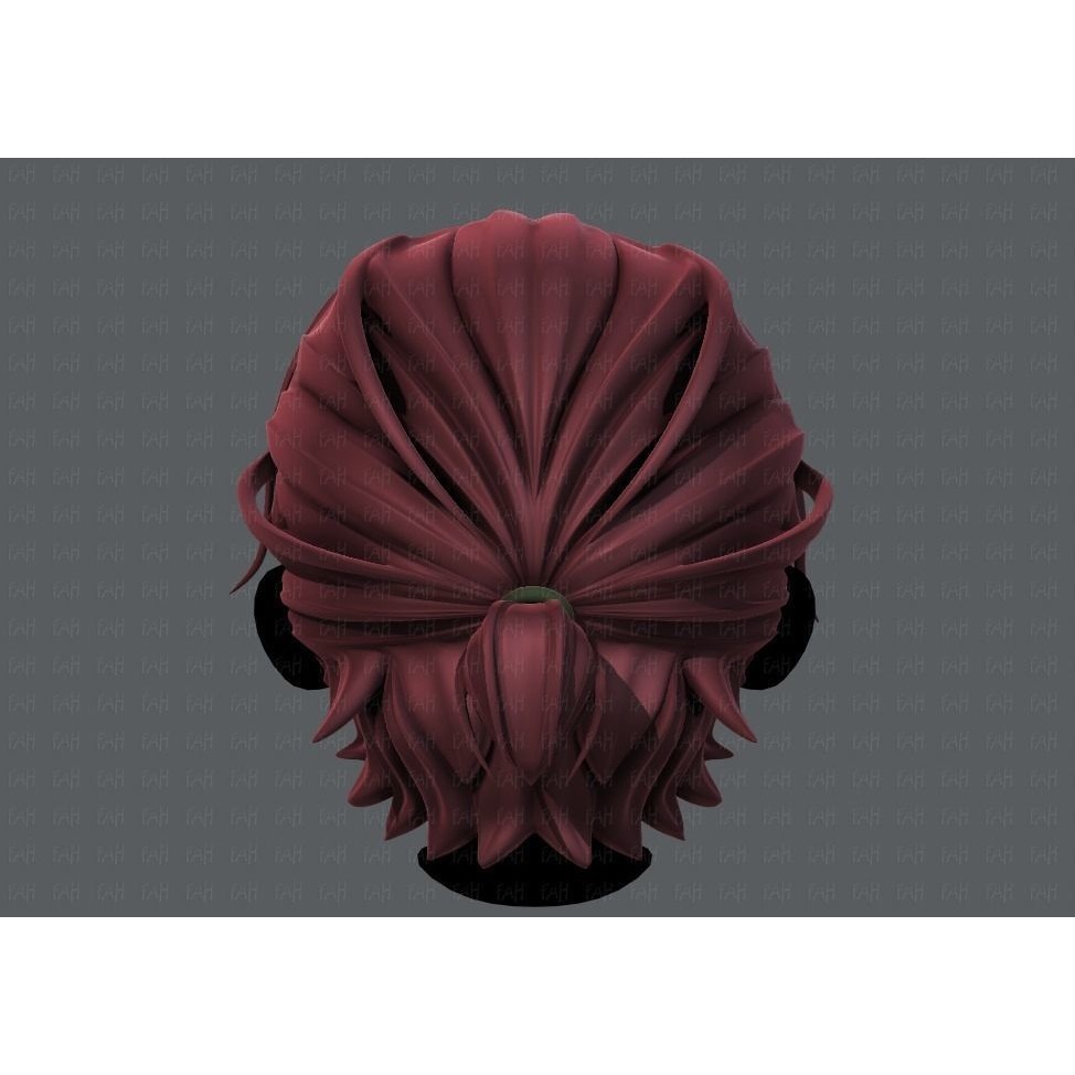 Boy Hair 3D Model – Low Poly Cartoon Hairstyle, FBX, Game Asset - View 7