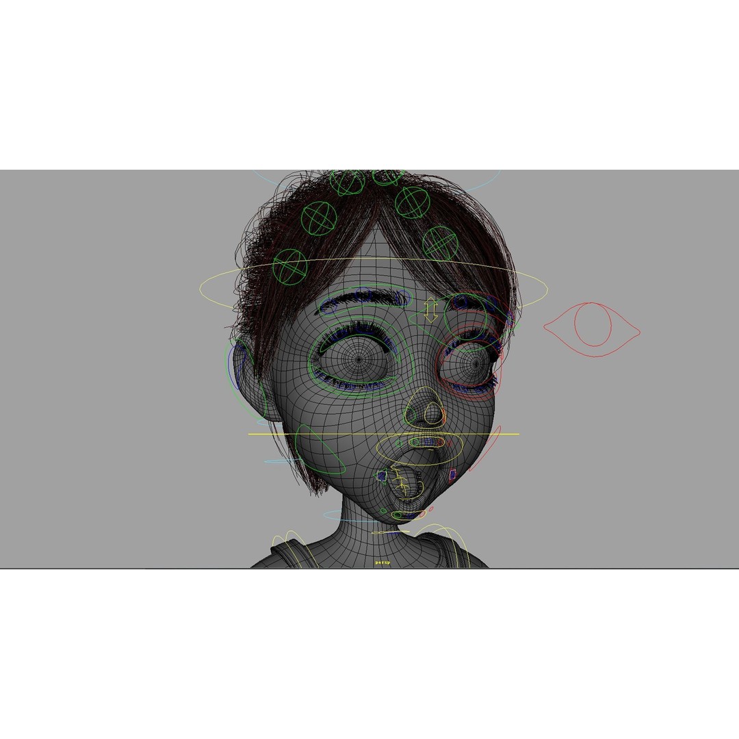 Cartoon Family Rigged 3D Model – High-Quality Characters for Animation