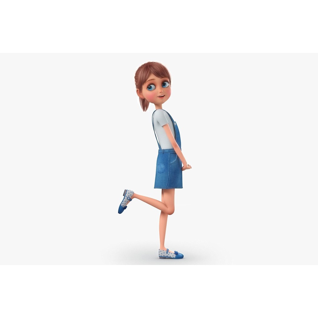 Cartoon Family Rigged 3D Model – High-Quality Characters for Animation - View 46