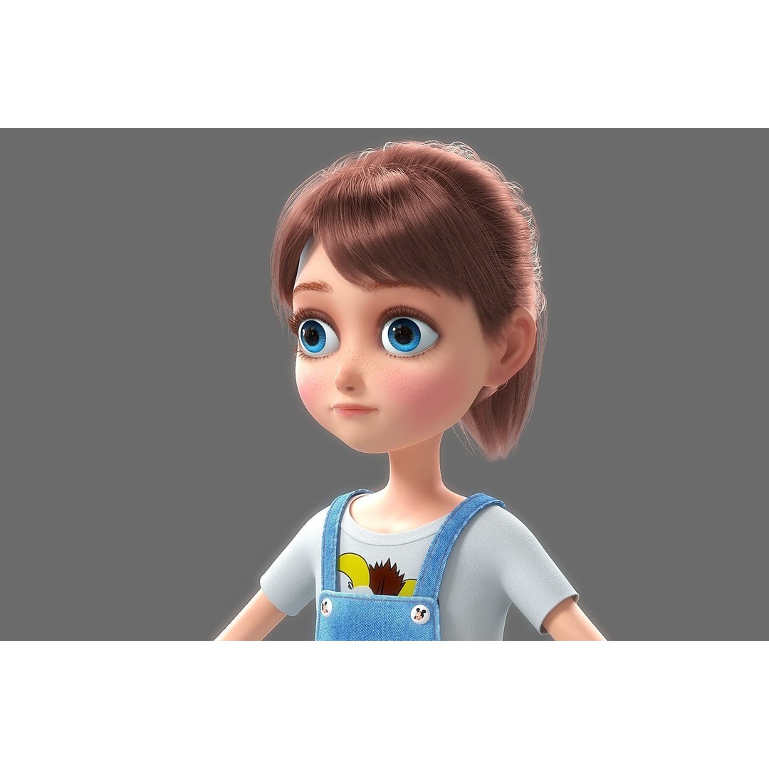 Cartoon Family Rigged 3D Model – High-Quality Characters for Animation - View 47