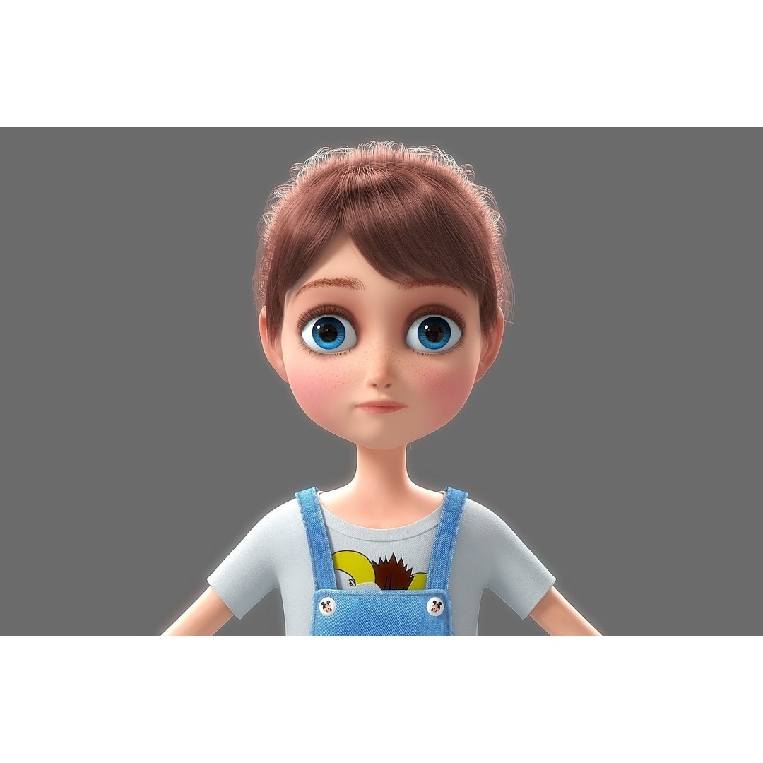 Cartoon Family Rigged 3D Model – High-Quality Characters for Animation - View 48