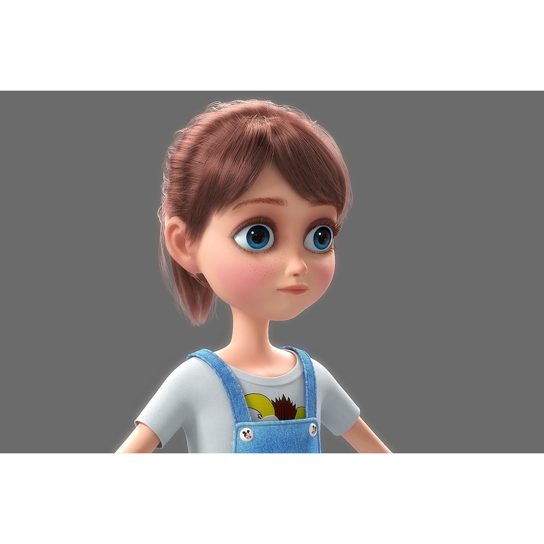 Cartoon Family Rigged 3D Model – High-Quality Characters for Animation - View 50