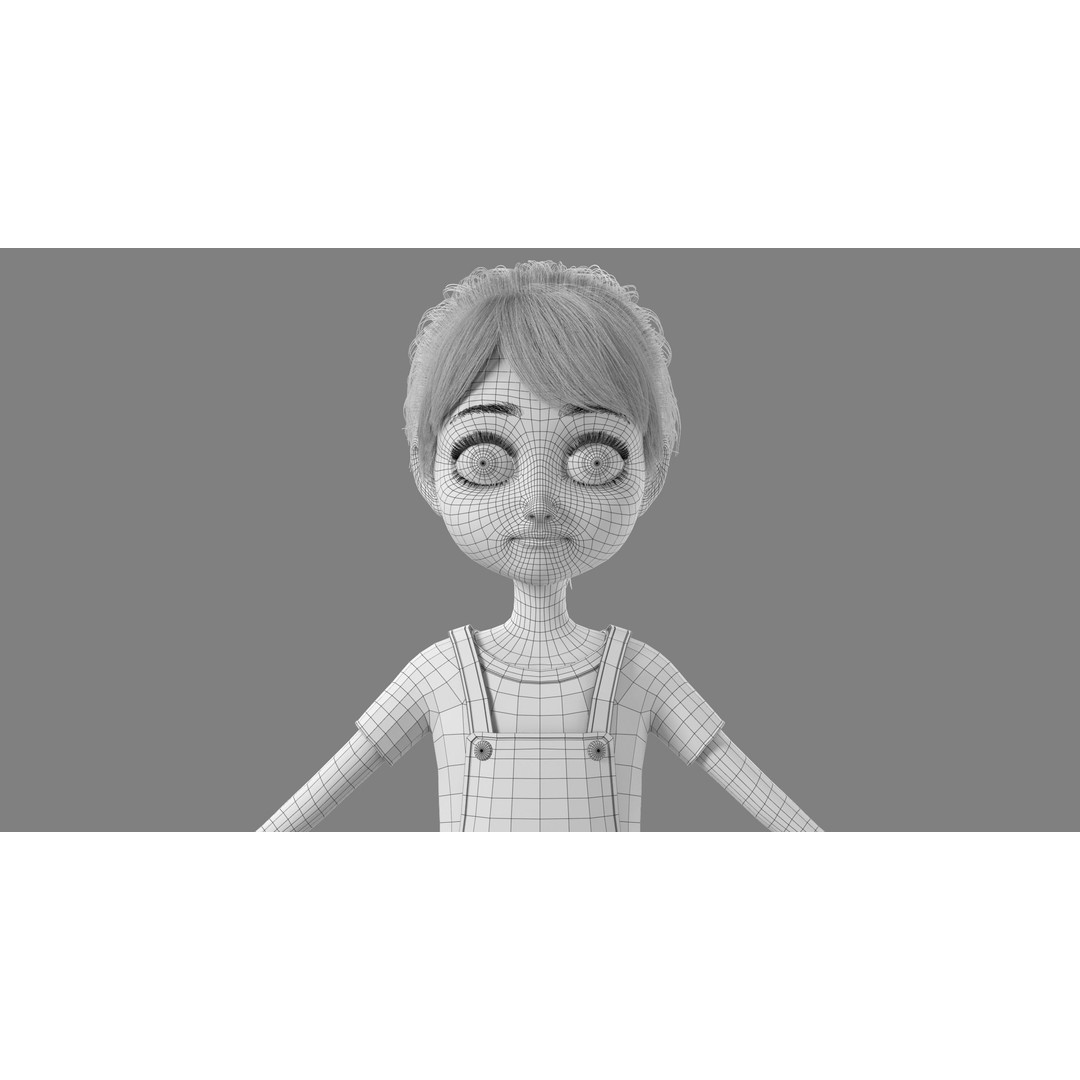 Cartoon Family Rigged 3D Model – High-Quality Characters for Animation - View 54