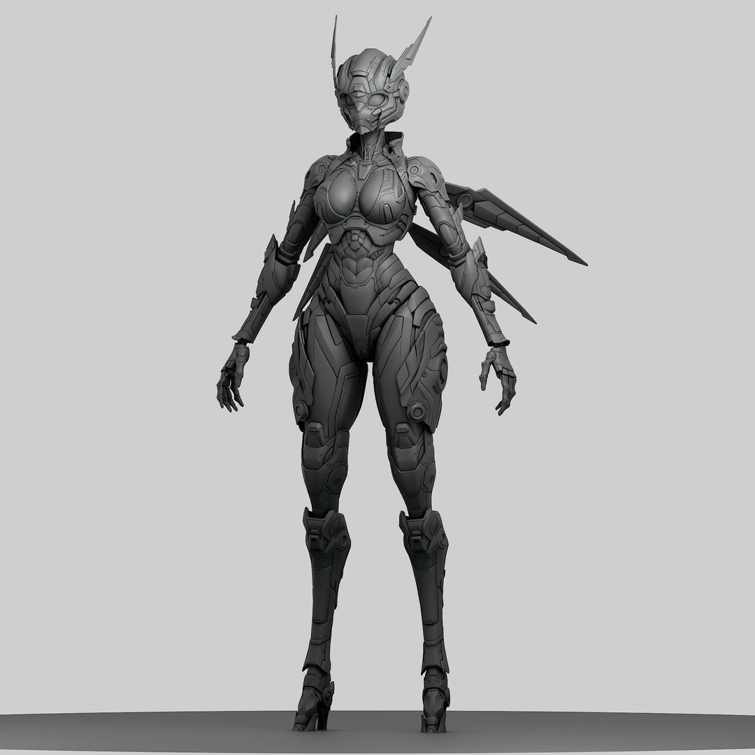 Tera Bug 3D Model – Sci-Fi Character, Blender Compatible