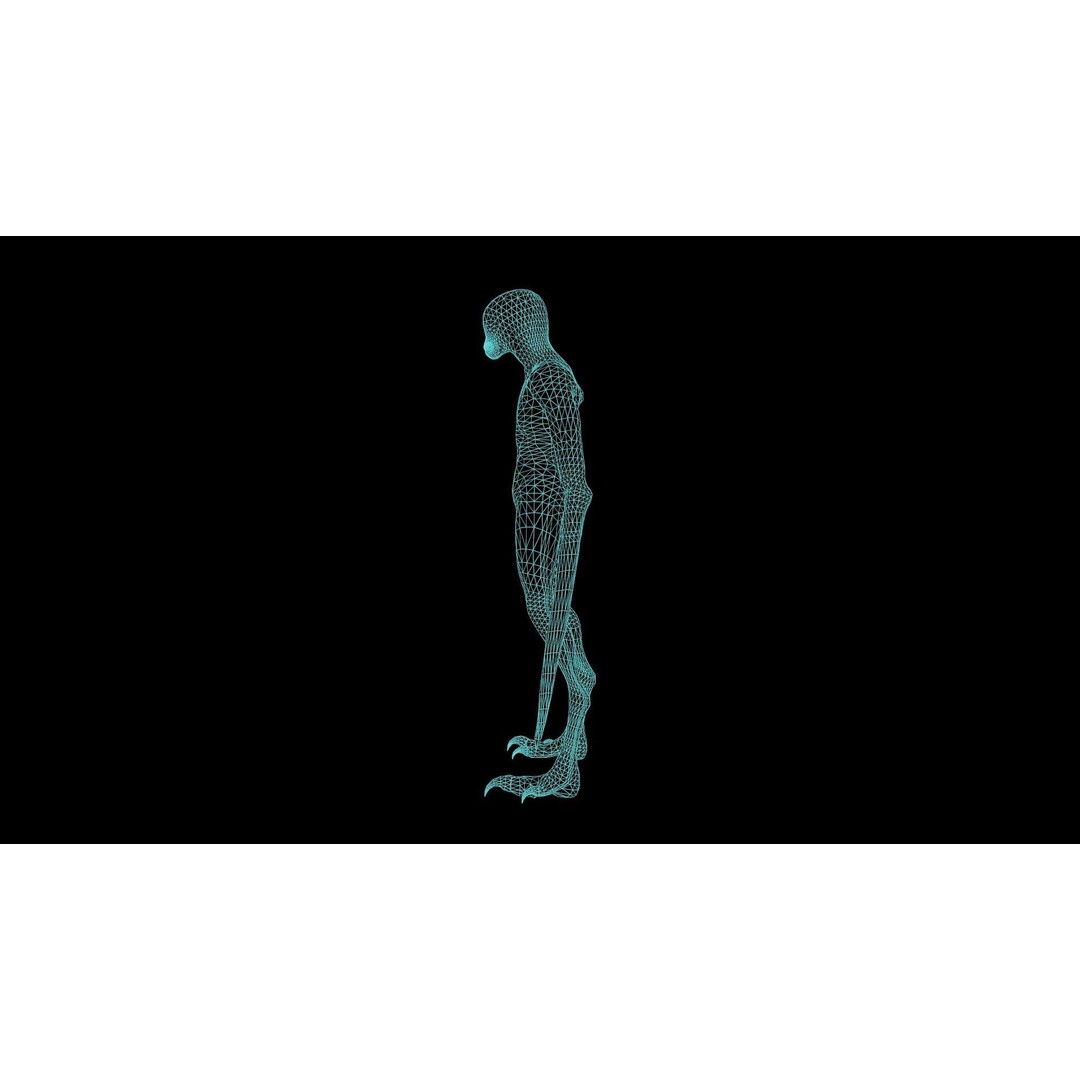 Mutant Zombie 3D Model – Low Poly Rigged Character with PBR Textures - View 10