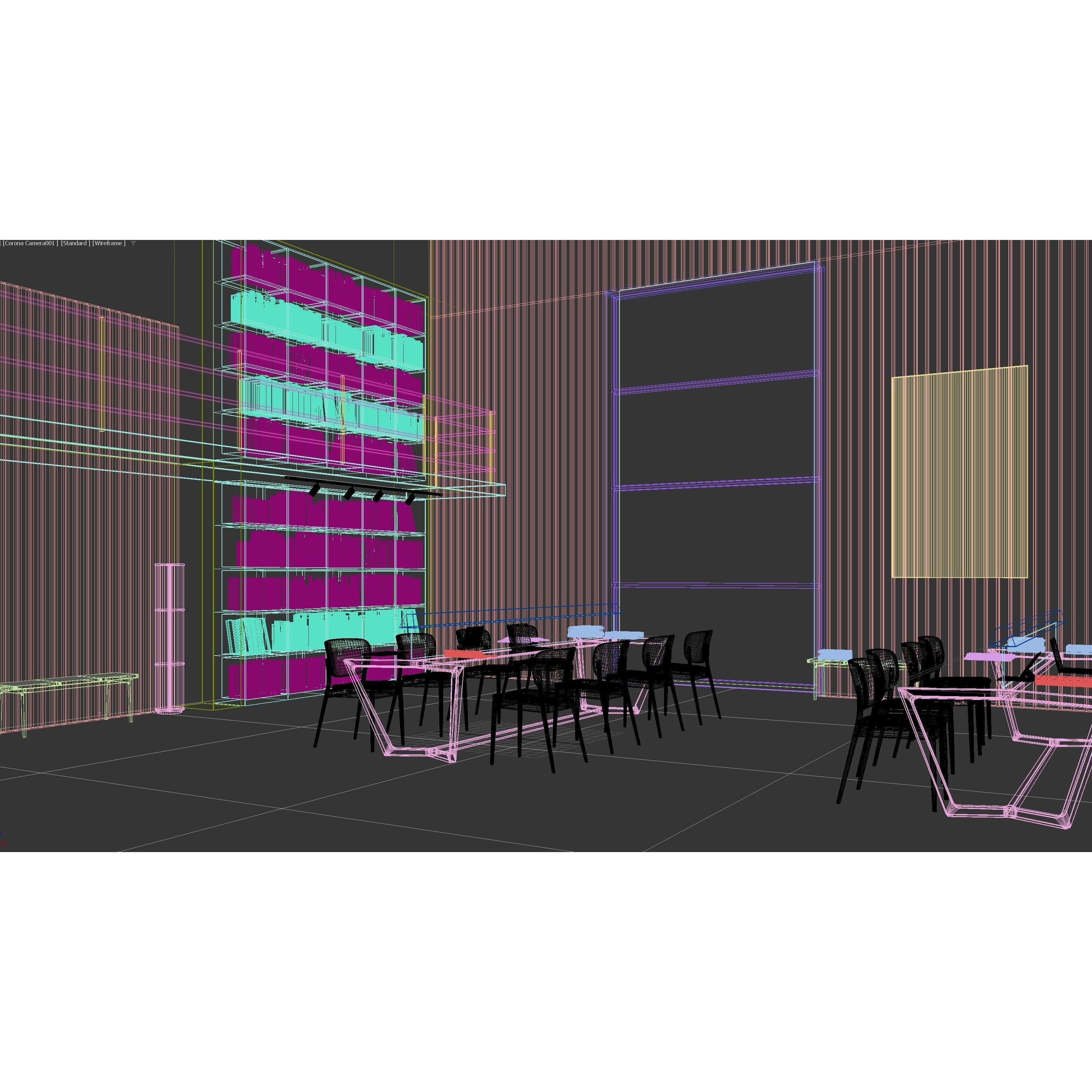 ProVis3D 030 - Modern Library 3D Model