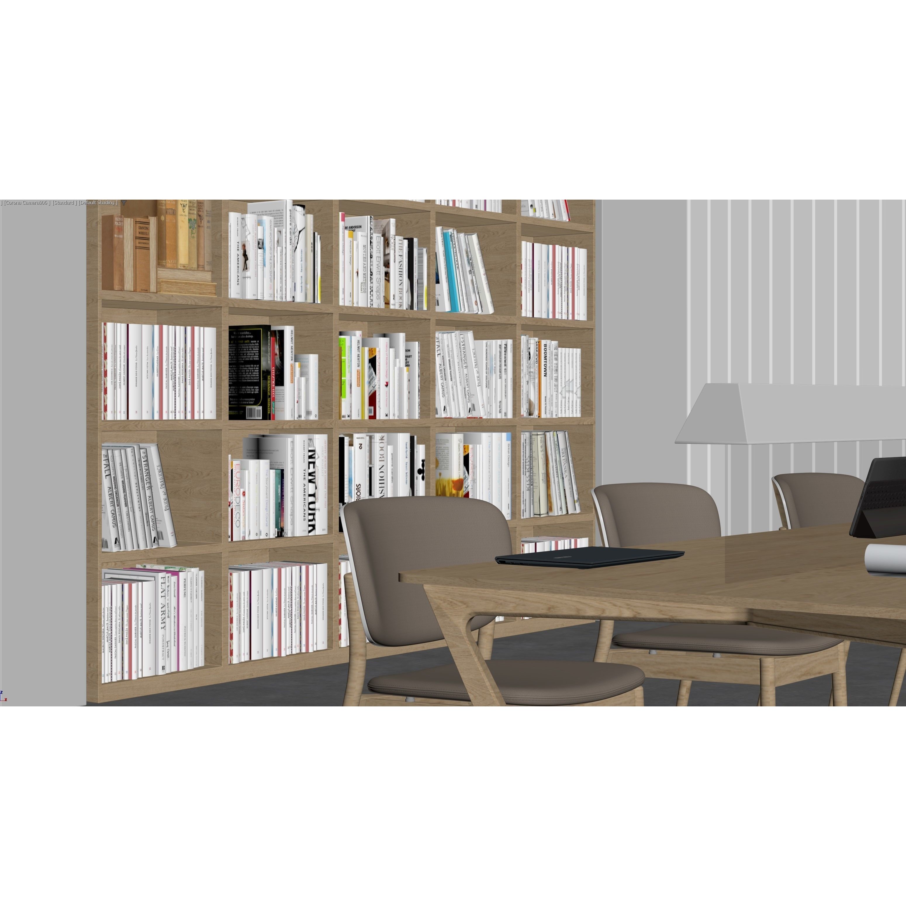 ProVis3D 030 - Modern Library 3D Model - View 18